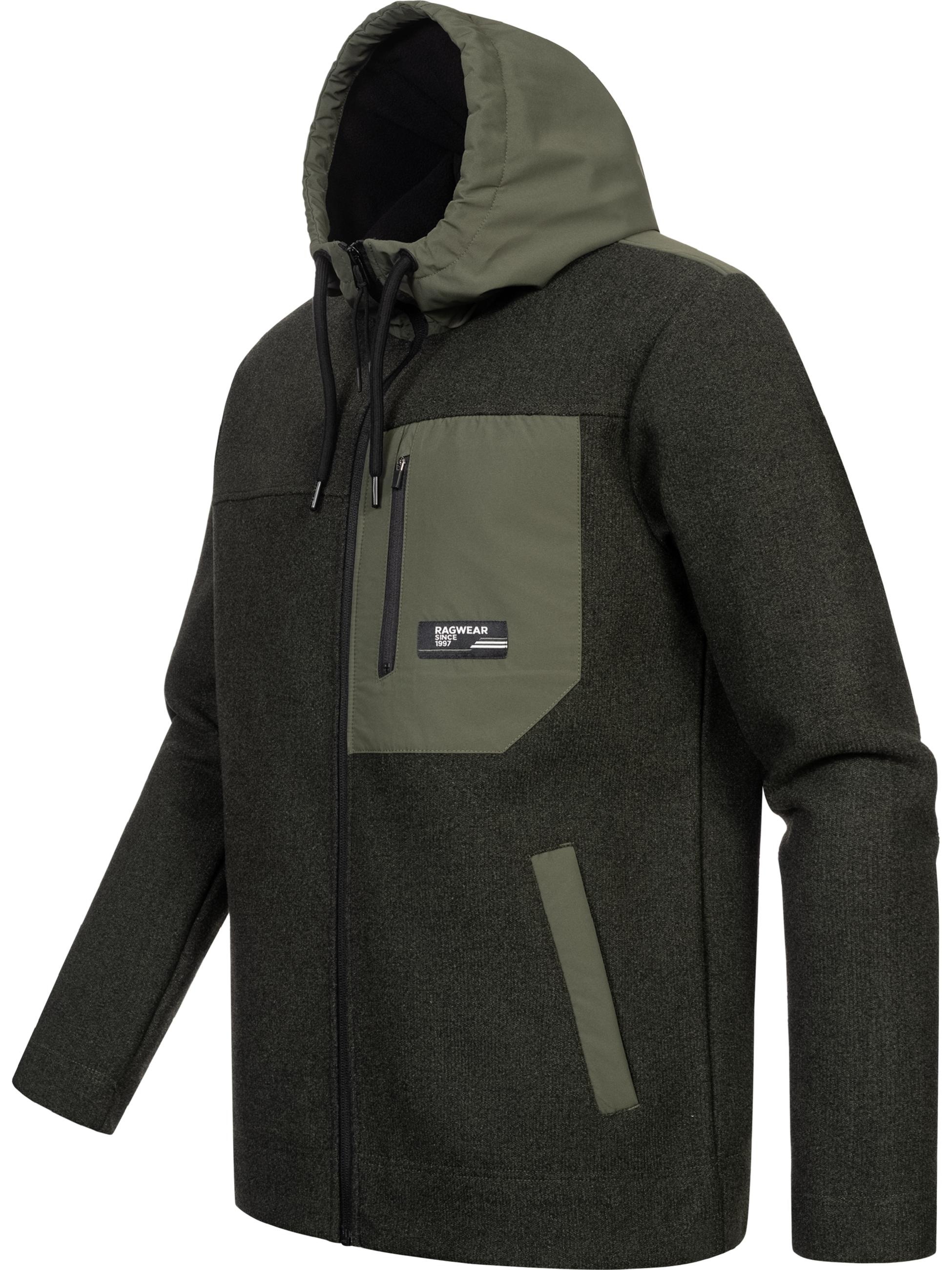 Ragwear Kapuzensweatjacke »Fleecejacke Brodney«