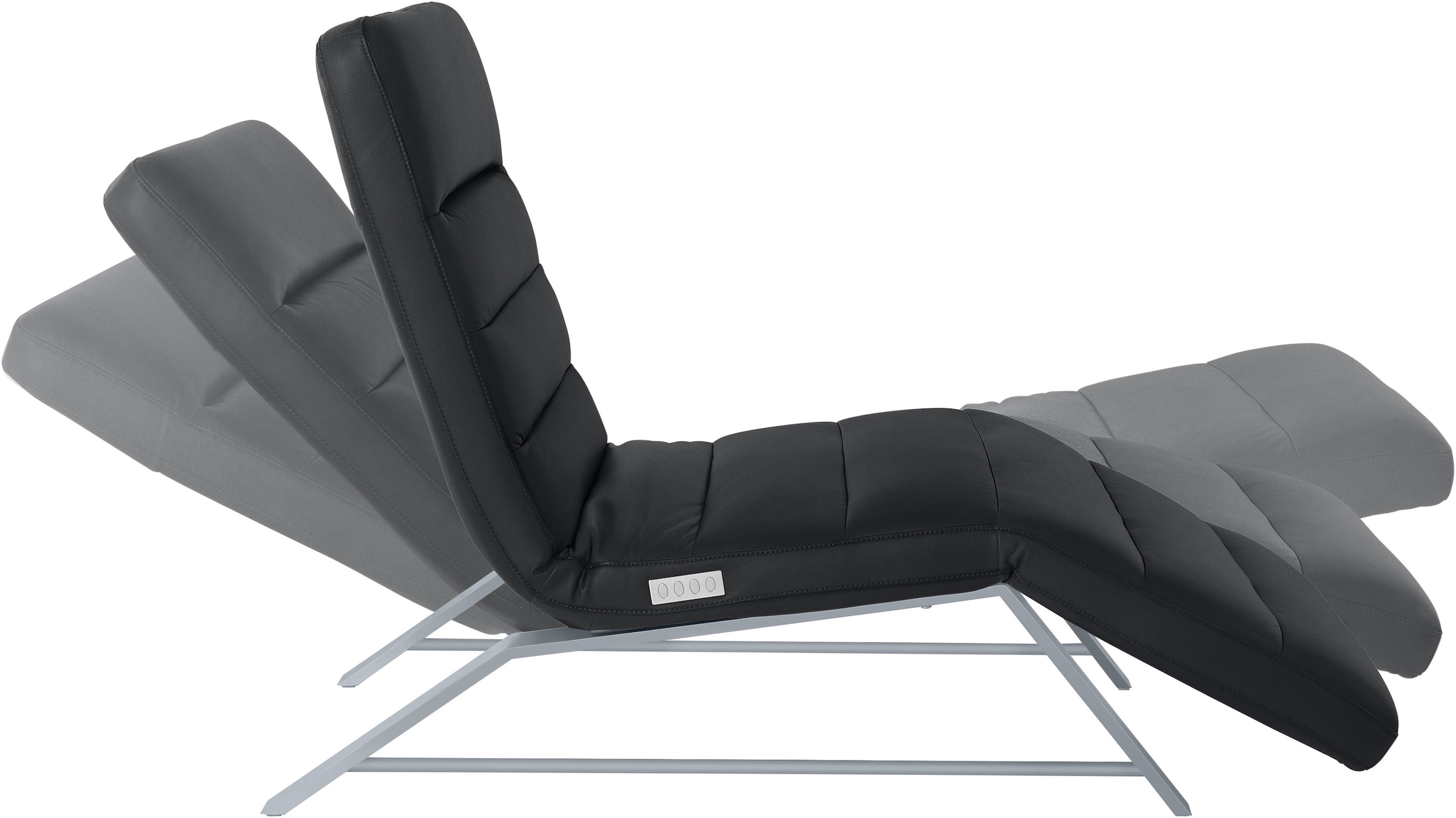 W.SCHILLIG Relaxliege »daily dreams«, Funktionsliege wahlweise mit Motor, Gestell matt, Breite 65 cm