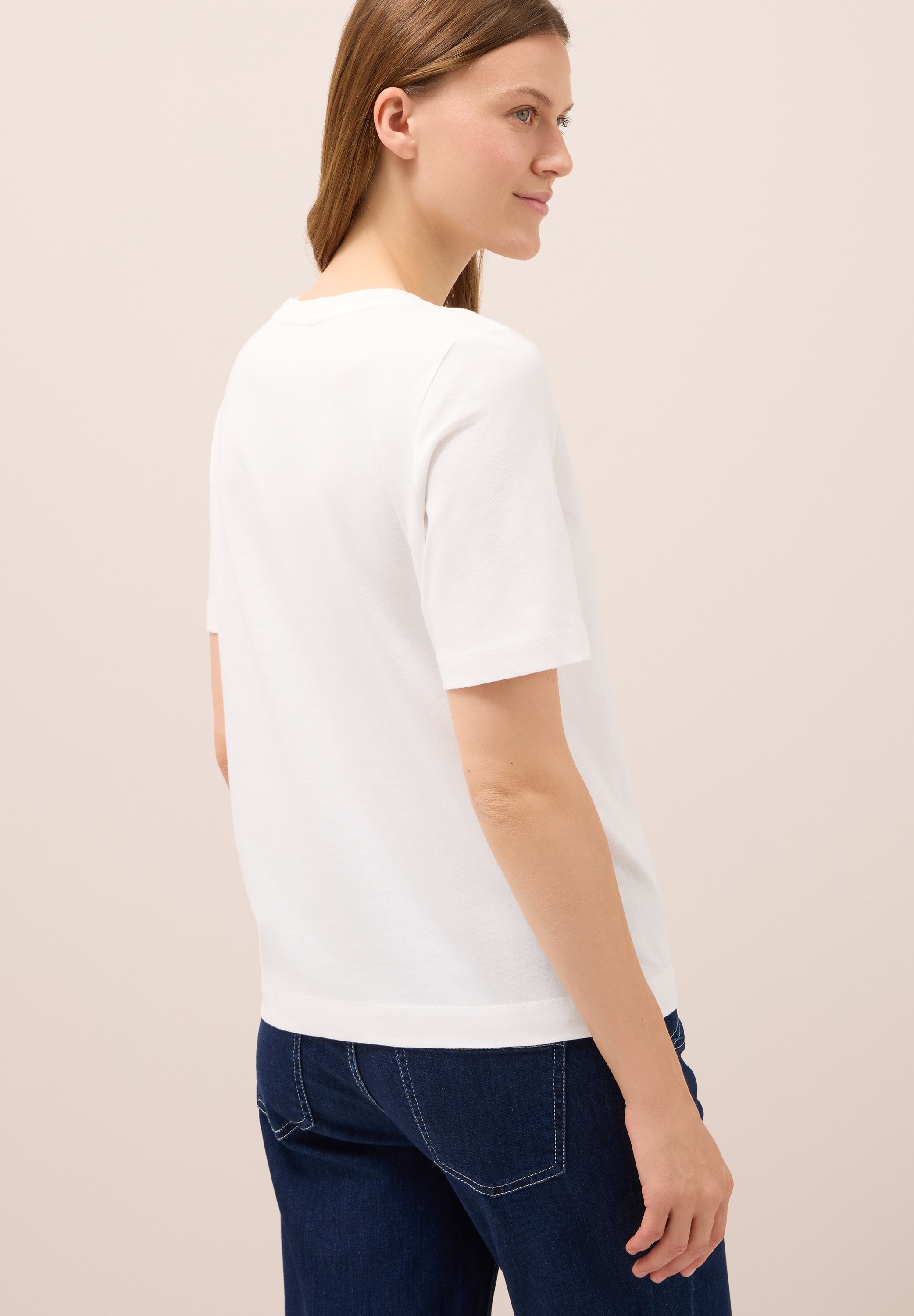 Cecil T-Shirt mit Wording Artwork