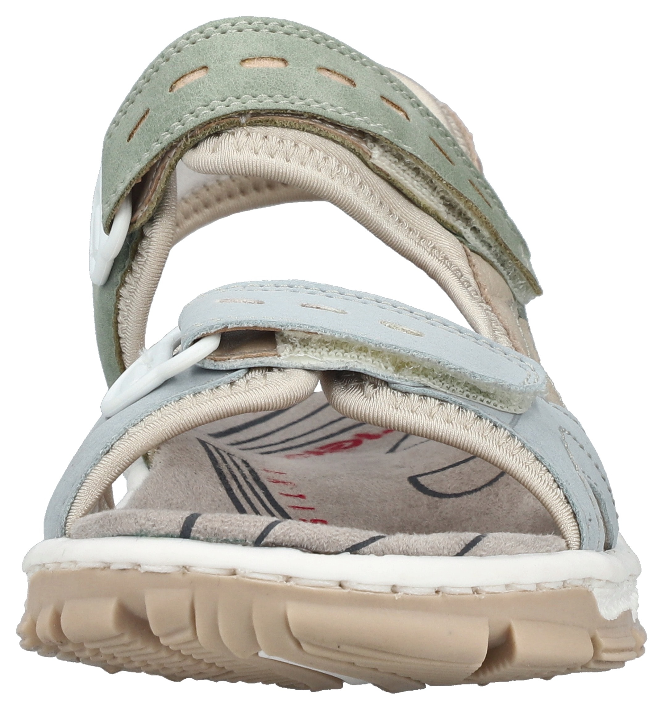 Rieker Riemchensandale  Sommerschuh, Sandalette, Outdoorsandale mit Klett
