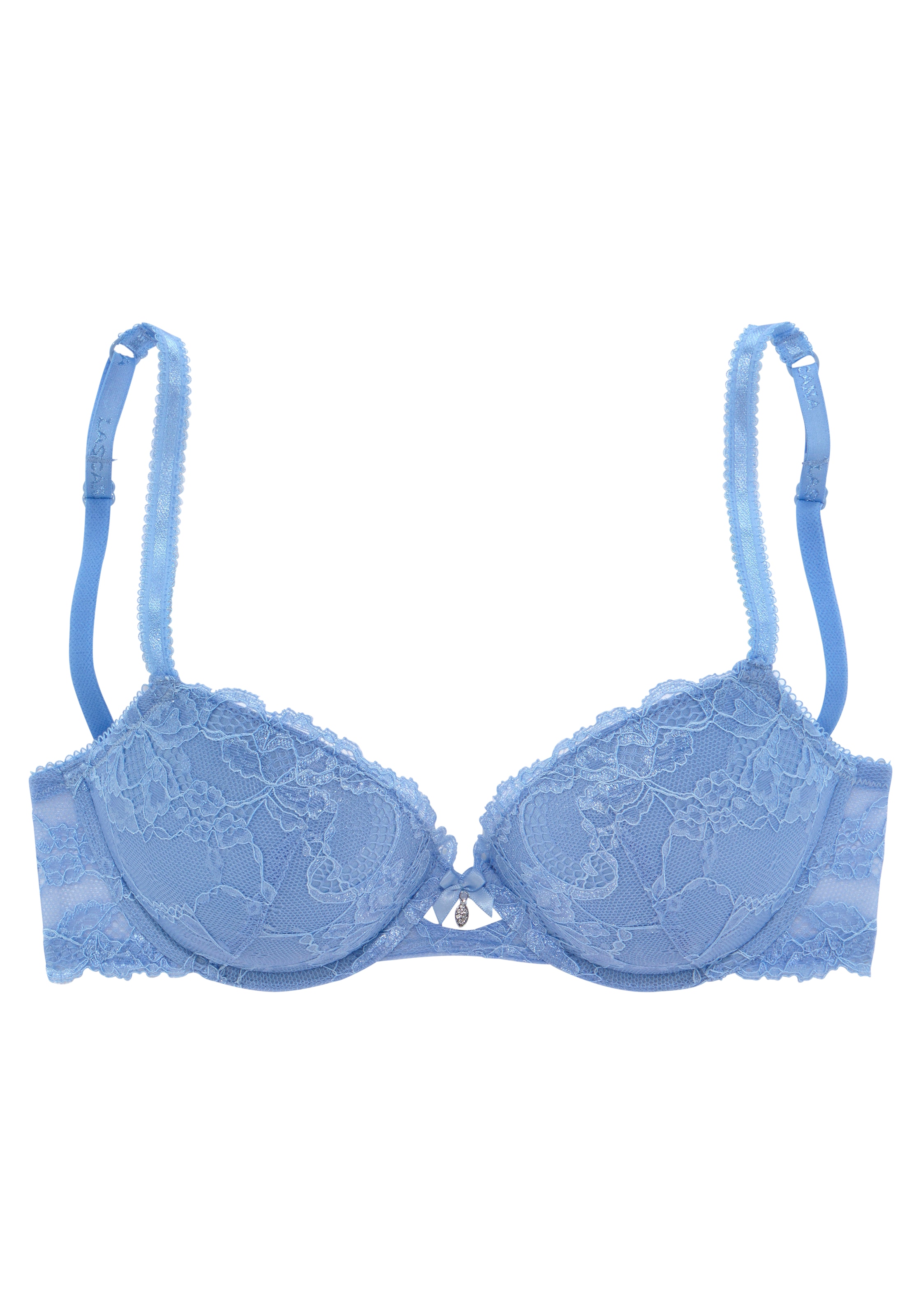 LASCANA Push-up-BH, aus floraler Spitze, Dessous