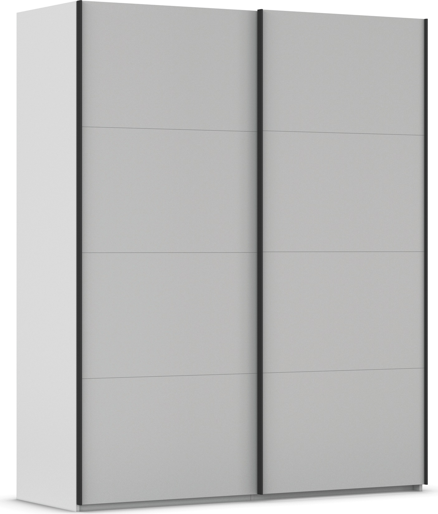 rauch Schwebetürenschrank »Kleiderschrank Schrank Garderobe Schlafzimmerschrank SCALE-FYRA« edle viergeteilte Türen viele Farben und Griff-Farben MADE IN GERMANY