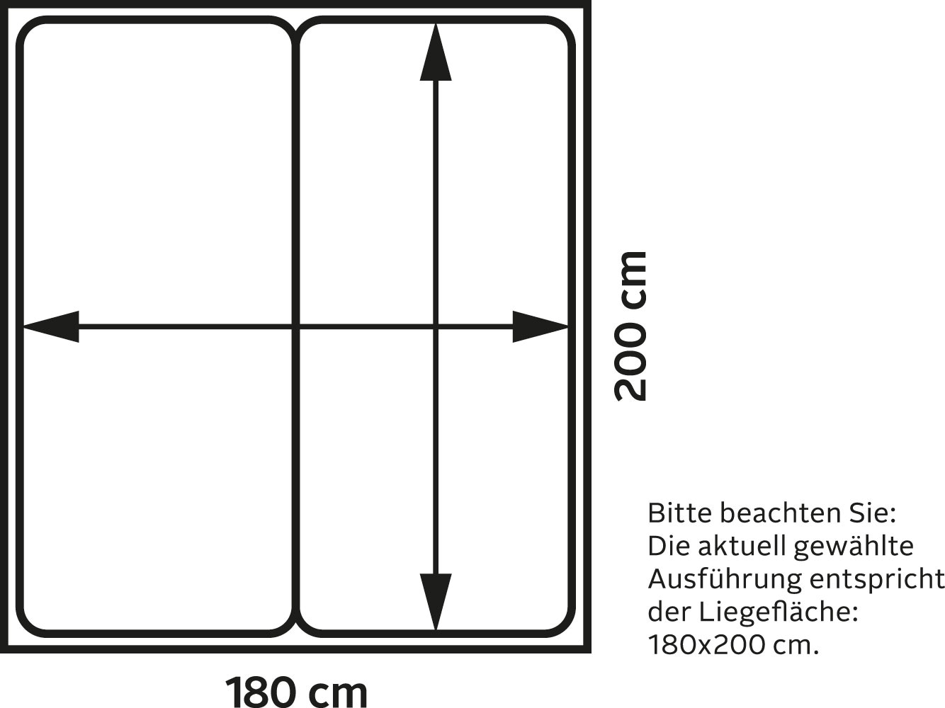 priess Bett »Husum Schlafzimmer Jugendzimmer Rahmenbett«, mit Komforthöhe verschiedene Ausführungen hochwertige Premium Qualität