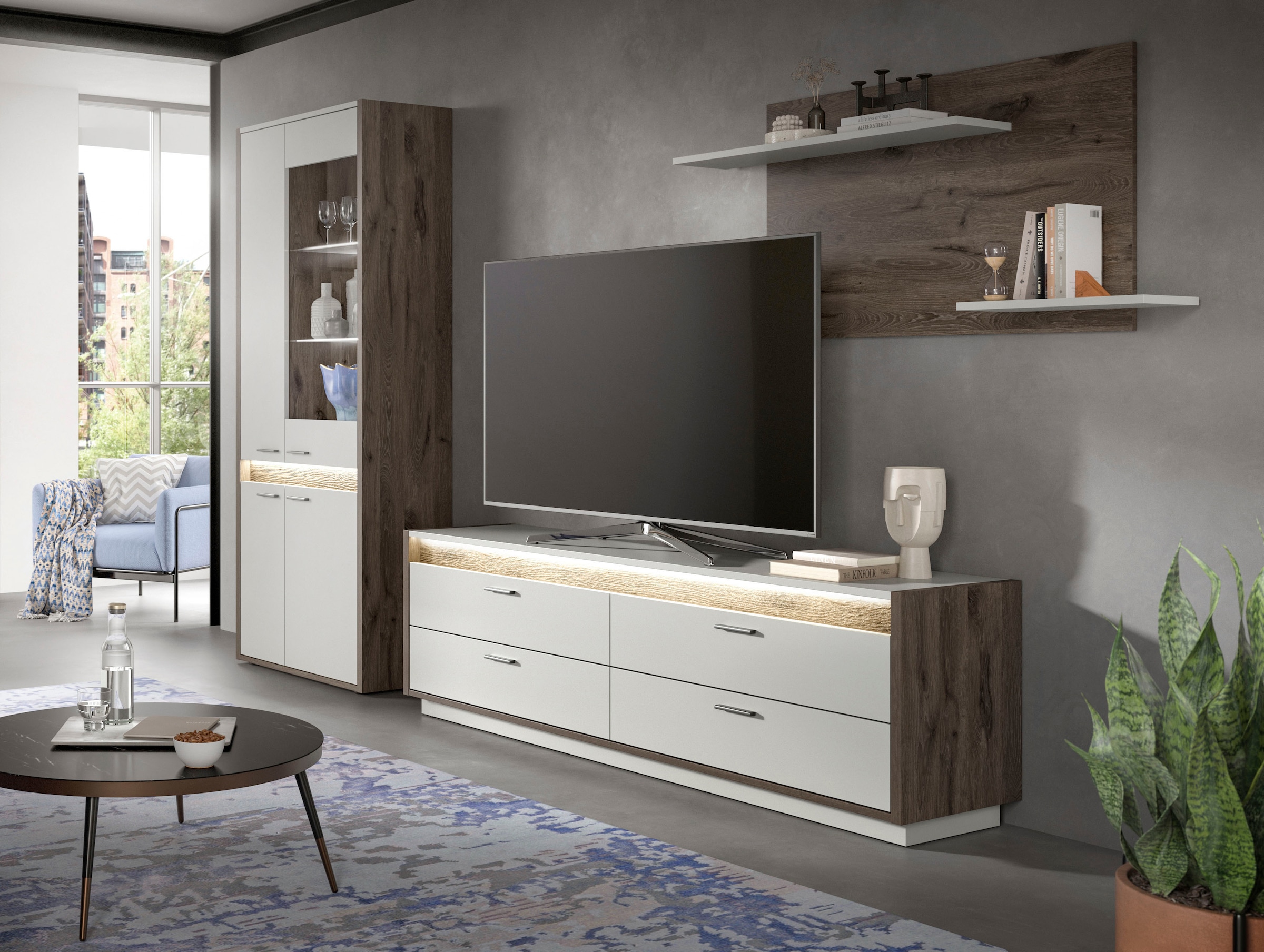 INOSIGN Wandboard »Treviso, Breite 135cm, 2 Ablageböden«, Wandregal, Deko-Objekt, Regal