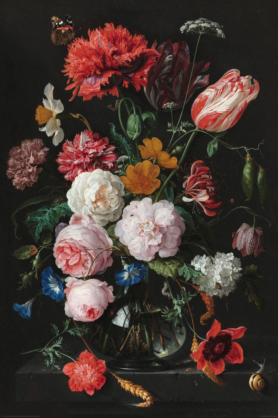 Home affaire Deco-Panel »Stilleben Blumen in Vase Jan Davidsz de Heem« kaufen
