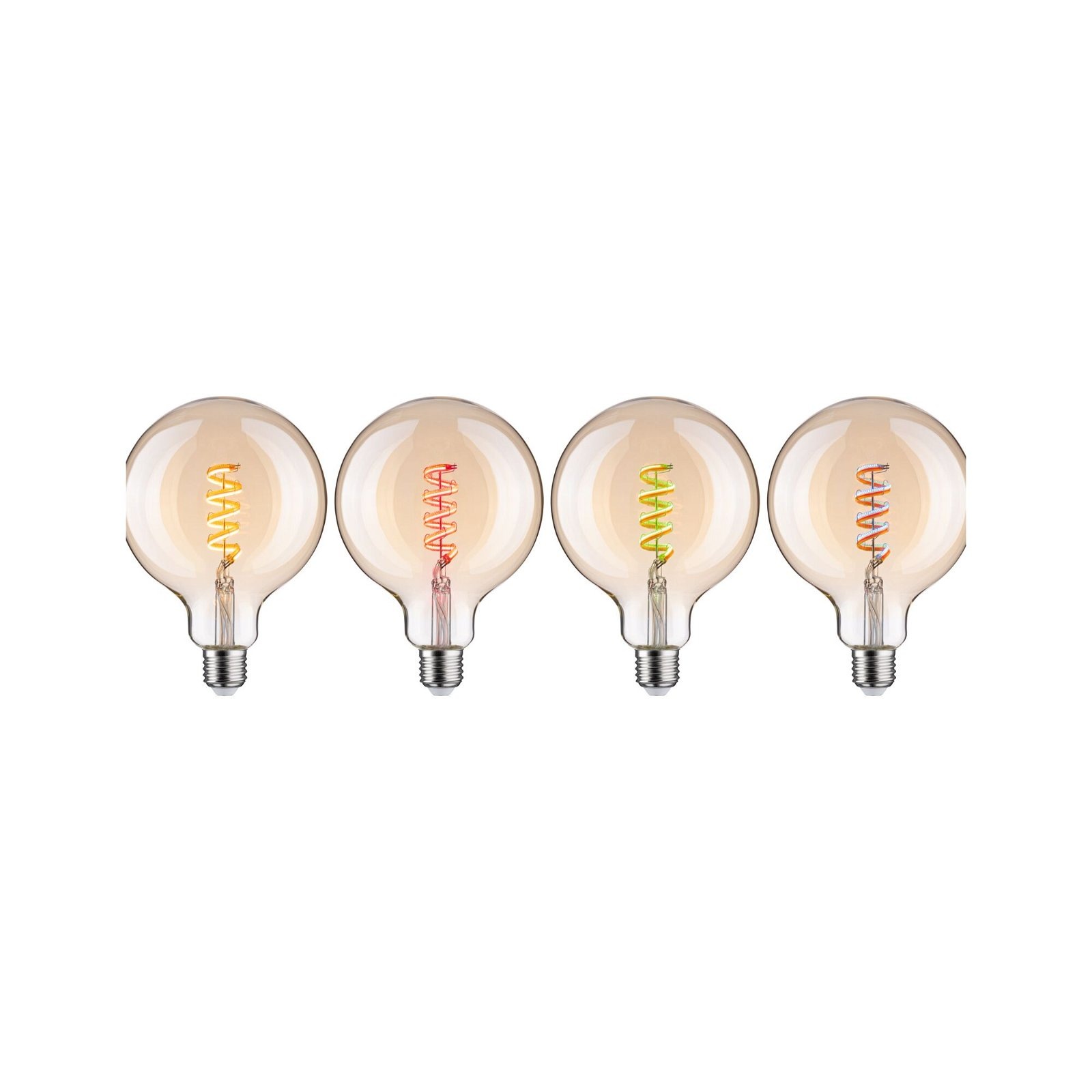 Paulmann LED-Leuchtmittel »Smart Filament G125 470lm 2200K-6500K gold 230V«, 1 St., Tageslichtweiß