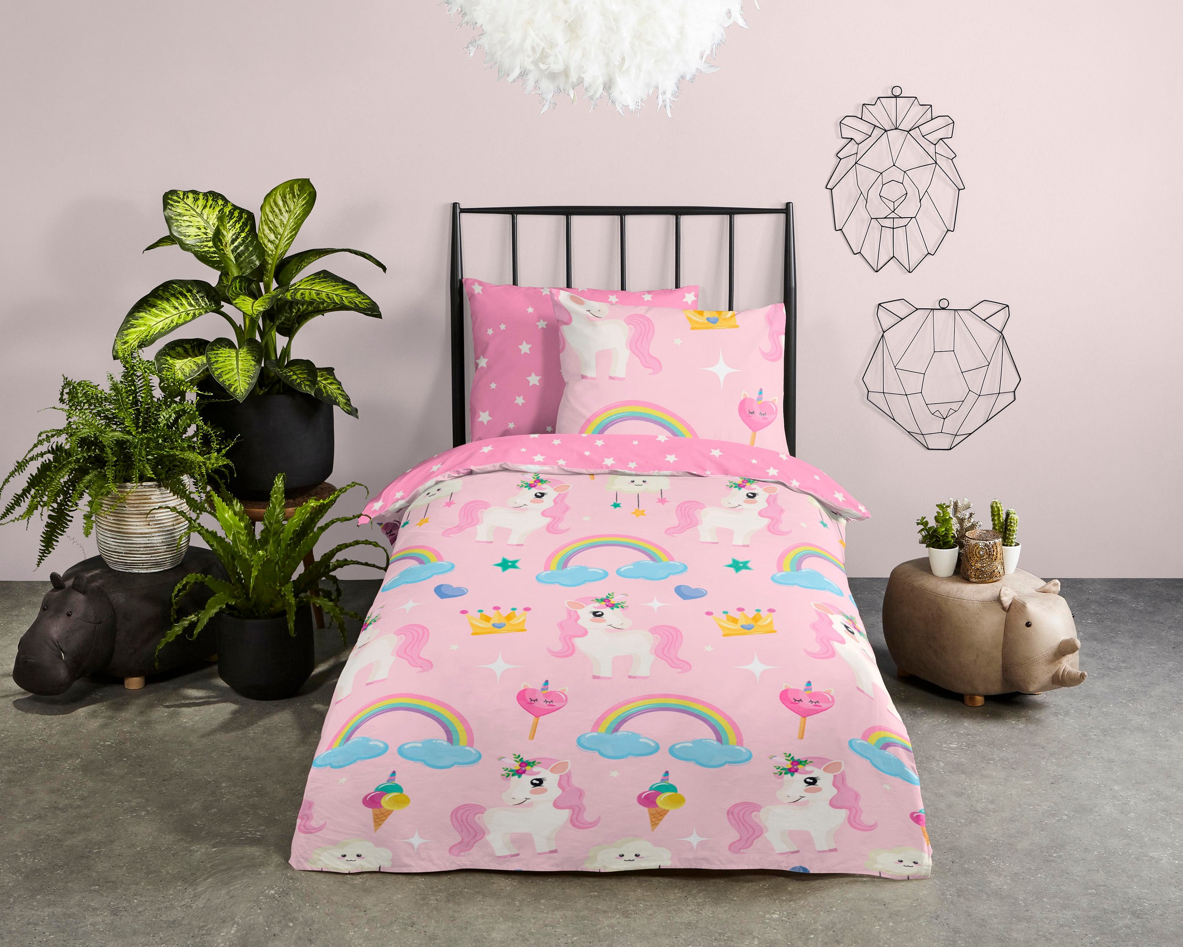good morning Kinderbettwäsche »Uniloves«, (2 tlg.), 100% Baumwolle kaufen