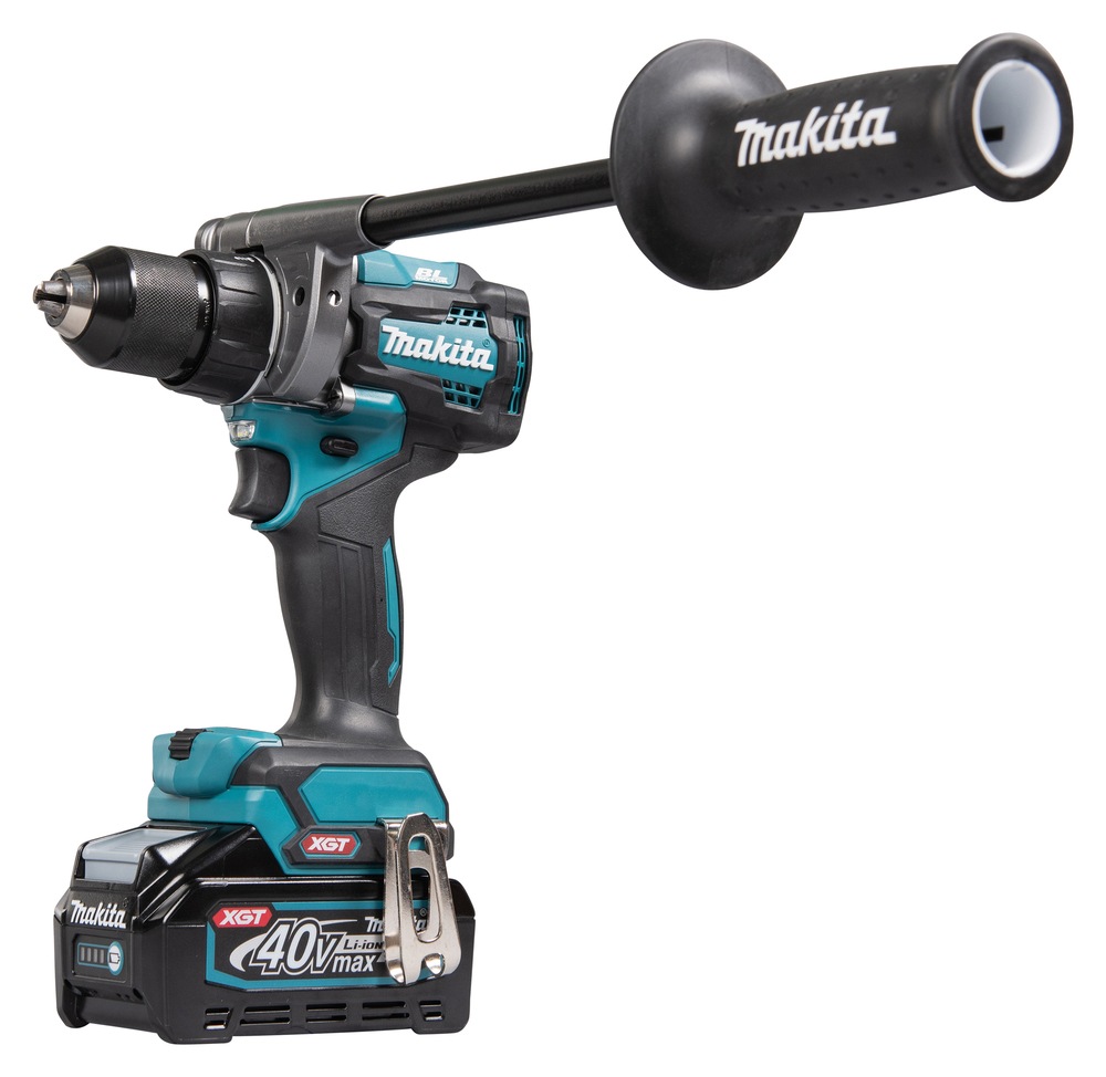 Makita Akku-Bohrschrauber »»DF001GD201««, (XGT, 40V max., 140 Nm, 0-2.600 min-1), Inkl. MAKPAC Größe 3, Schnellladegerät DC40RA und 2x BL4025 Akkus
