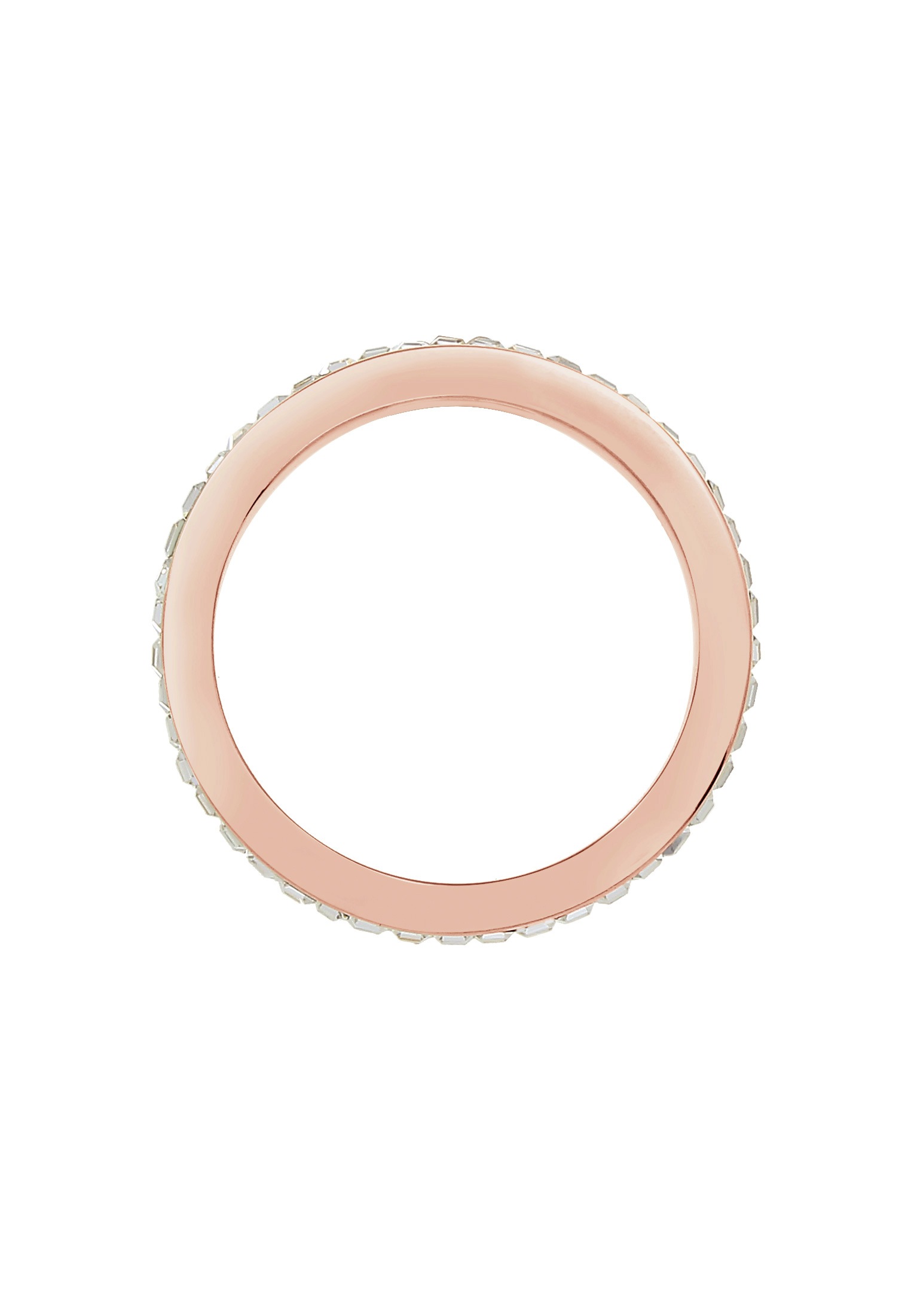 Elli Premium Silberring »Ring Bandring Geo Shape Kristalle 925 Silber«