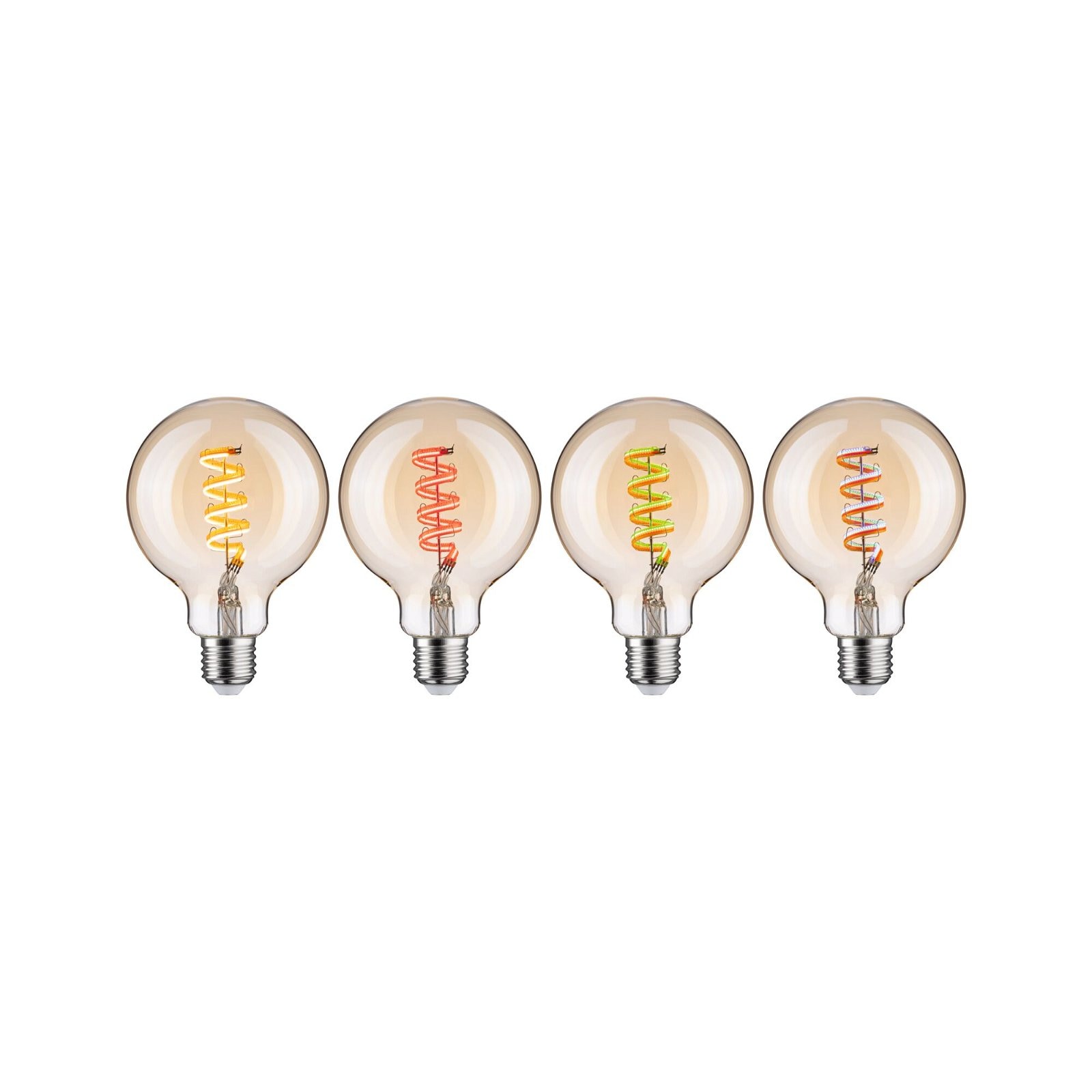 Paulmann LED-Leuchtmittel »Smart Filament G95 470lm 2200K-6500K gold 230V«, 1 St., Tageslichtweiß
