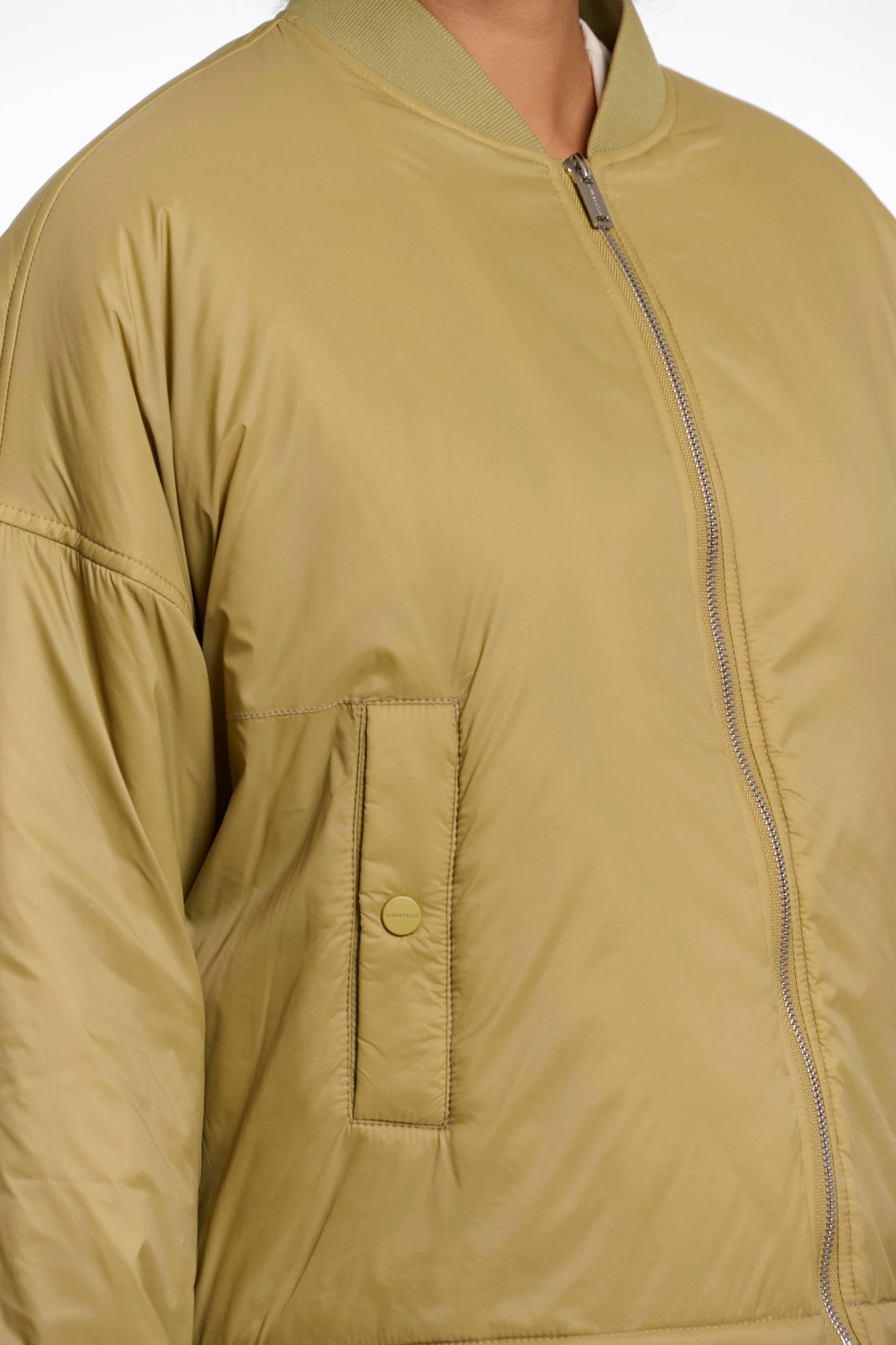 Rino & Pelle Bomberjacke »HIRA« ohne Kapuze kurz, mit Stehkragen und Reißverschluss