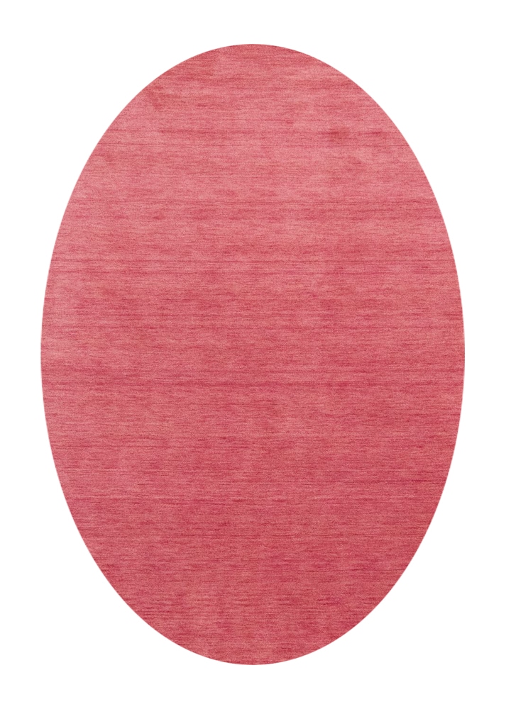 morgenland Wollteppich »Uni - Gabbeh Teppich - Softy«, oval, 1,6 mm Höhe, Gabbeh Optik, Uni Farben, reine Wolle, sehr weicher Flor, Wohnzimmer