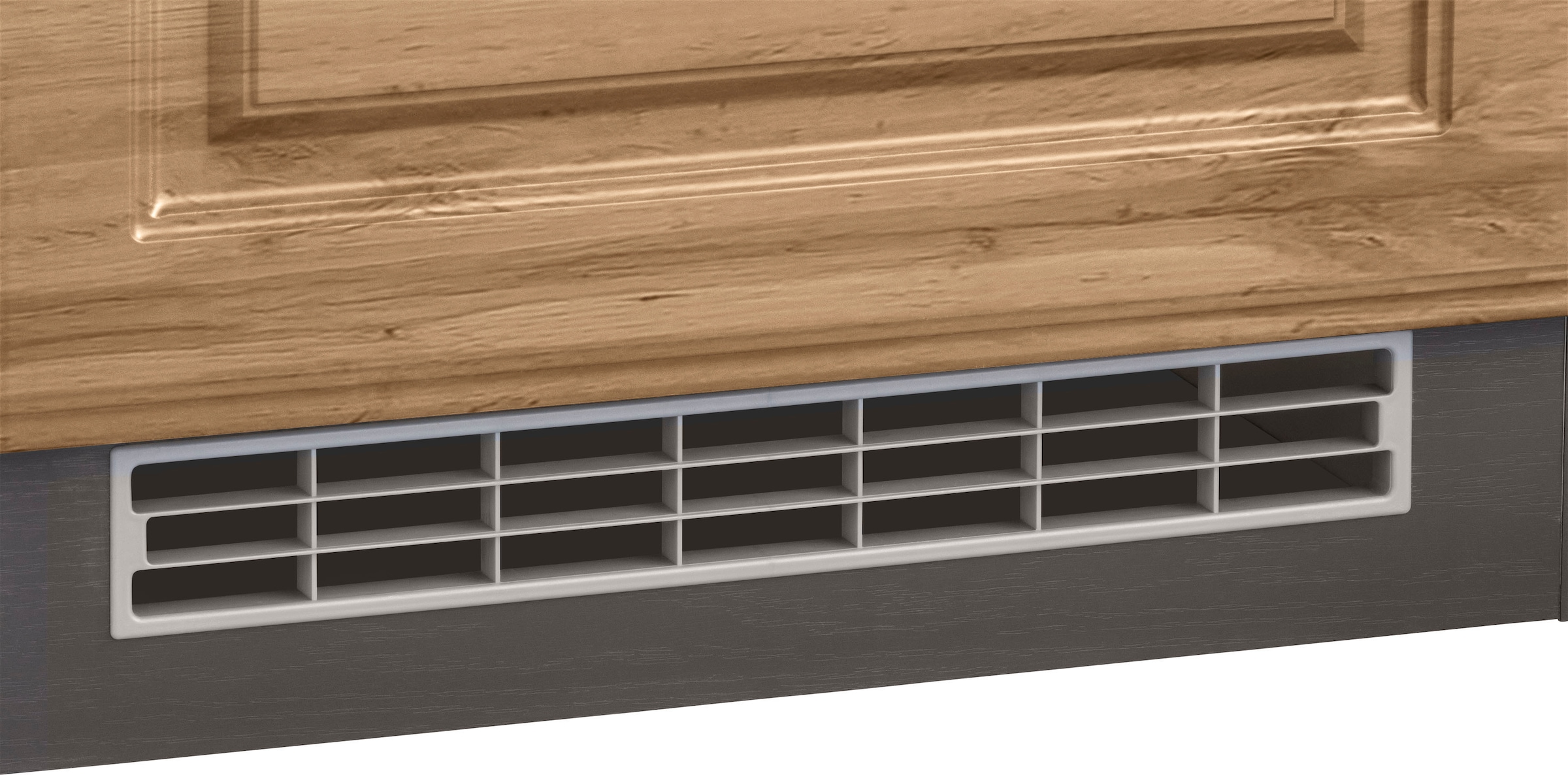KOCHSTATION Winkelküche »KS-Stockholm«, Stellbreite 260/170 cm, mit hochwertigen MDF Fronten im Landhaus-Stil