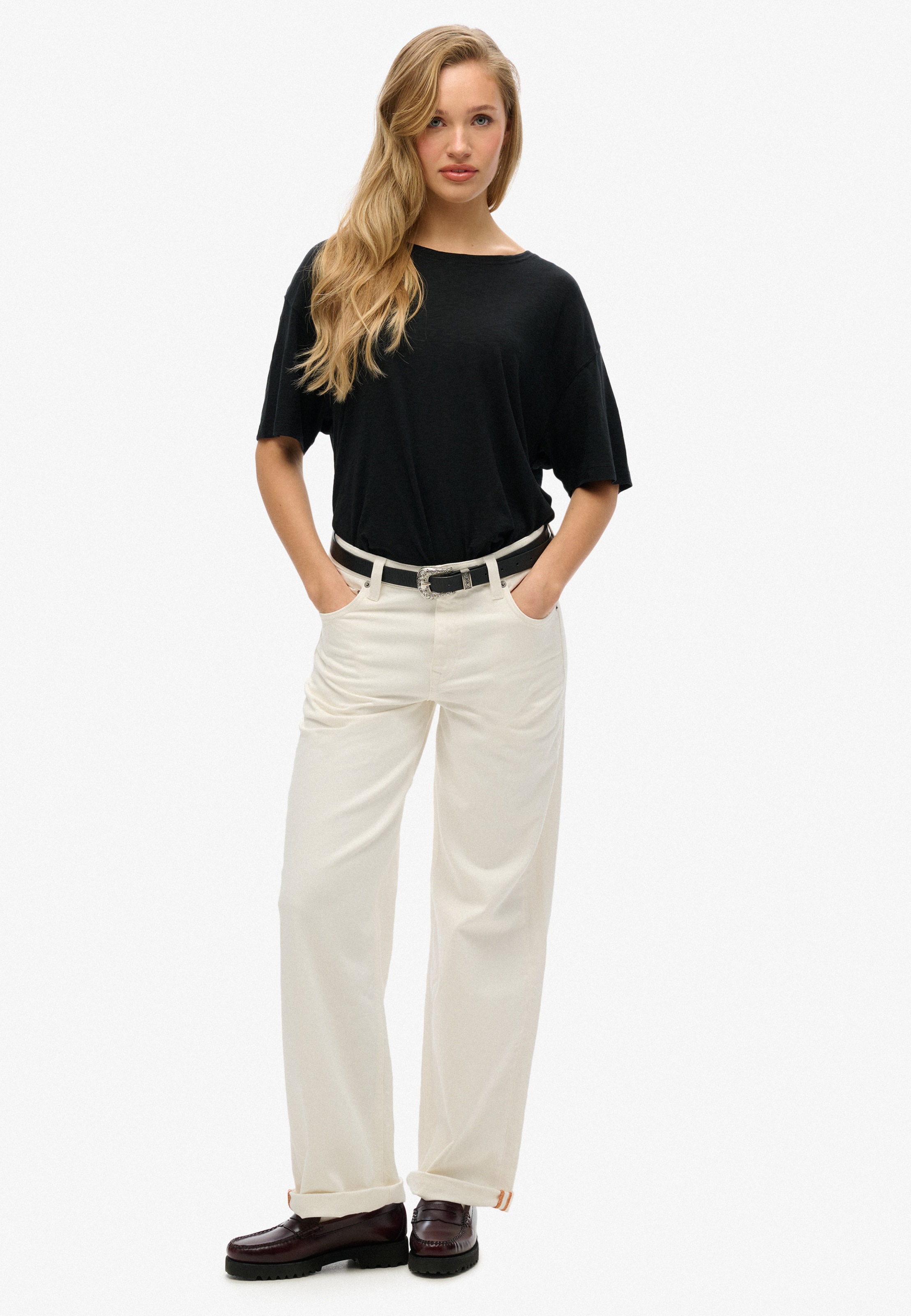 Superdry T-Shirt »STUDIOS DROPPED SHOULDER TEE«