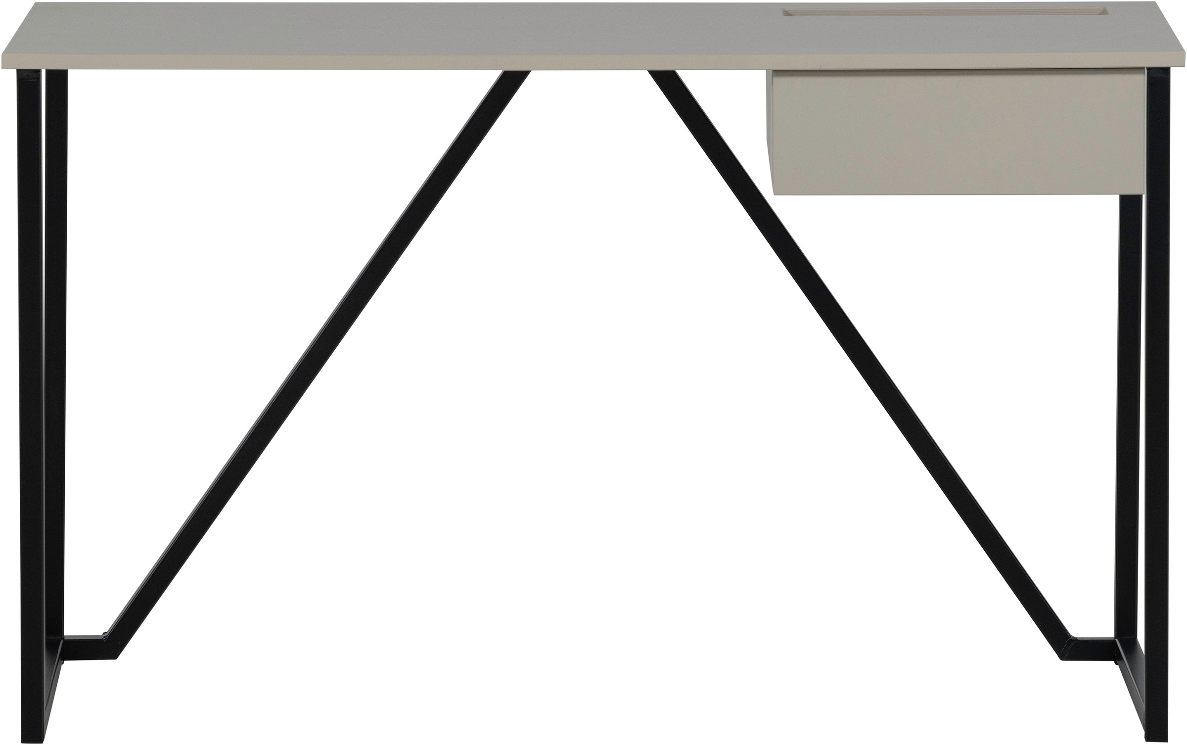 WOOOD Schreibtisch »New Julius FSC®-Kiefernholz mit Schublade, lackiert B126xT53xH75 cm« Tragkraft Blatt 20 kg, sichtbare Maserung, einfach zu montieren