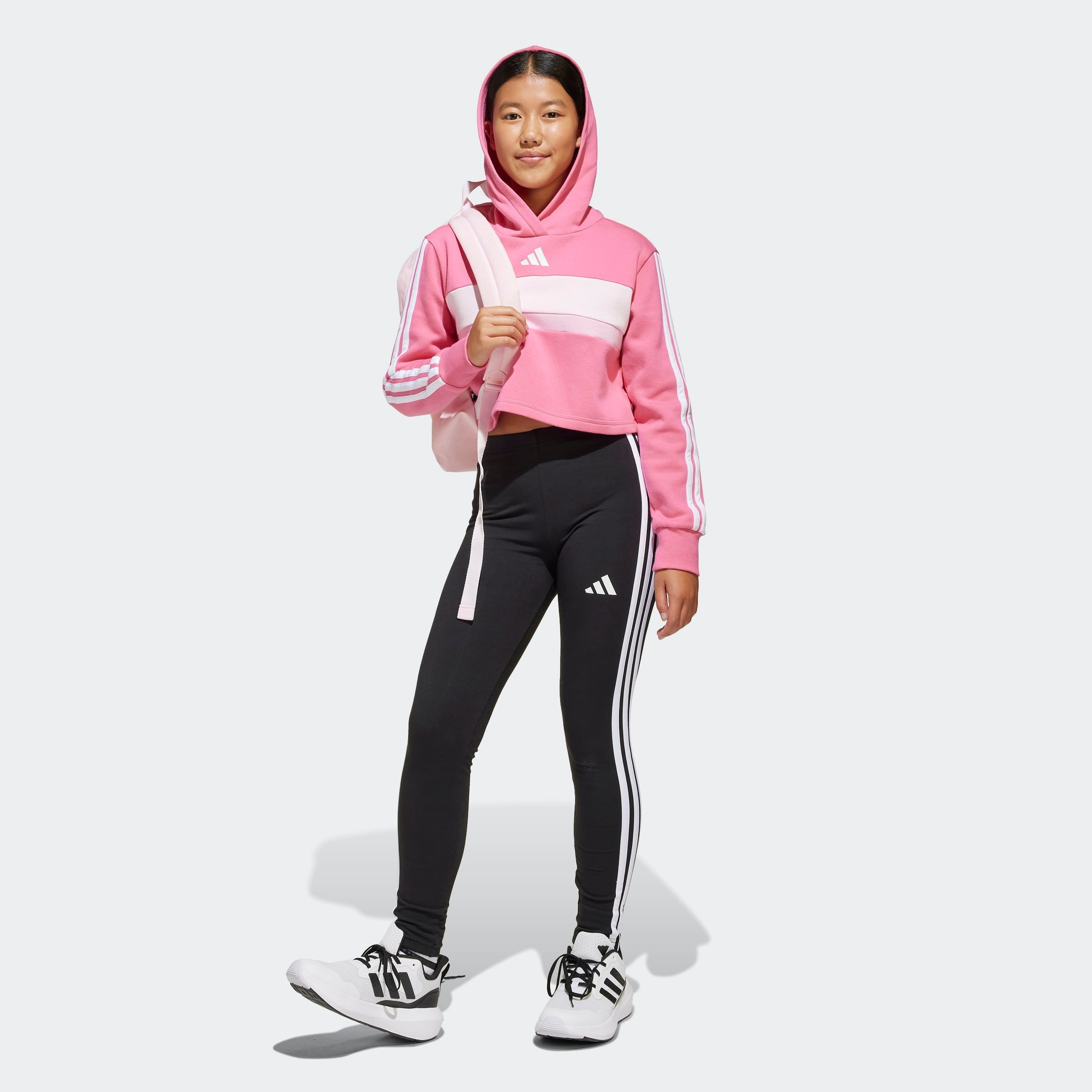 adidas Sportswear Trainingsanzug »SEASONAL ESSENTIALS TIBERIO 3-STREIFEN KIDS LEGGINGS-SET« 2 Stk.