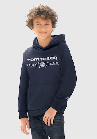 TOM TAILOR Polo Team Kapuzensweatshirt, mit Stickereien kaufen