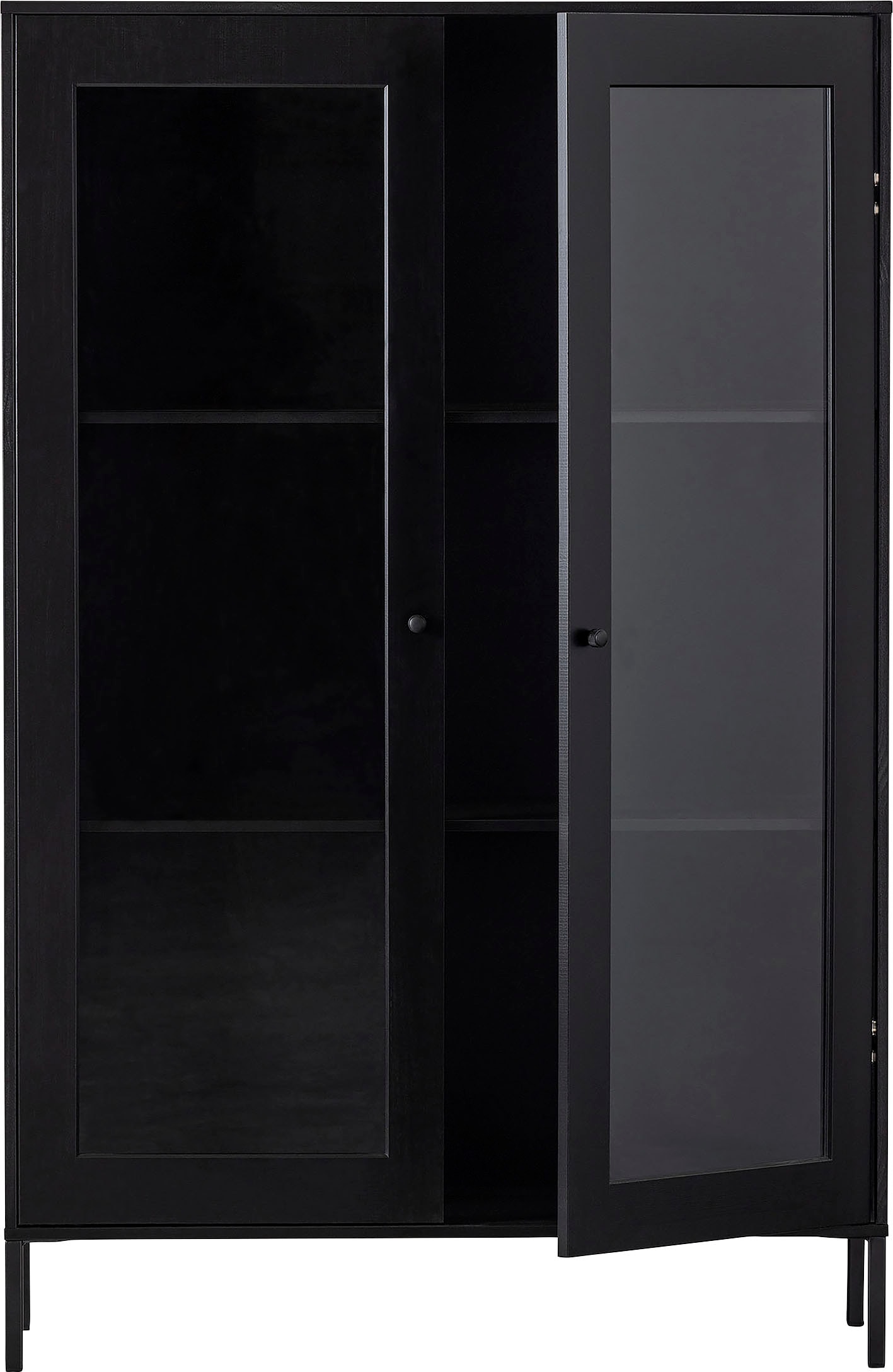 WOOOD Vitrine »Xam«, aus Kiefernholz, Breite 100 cm