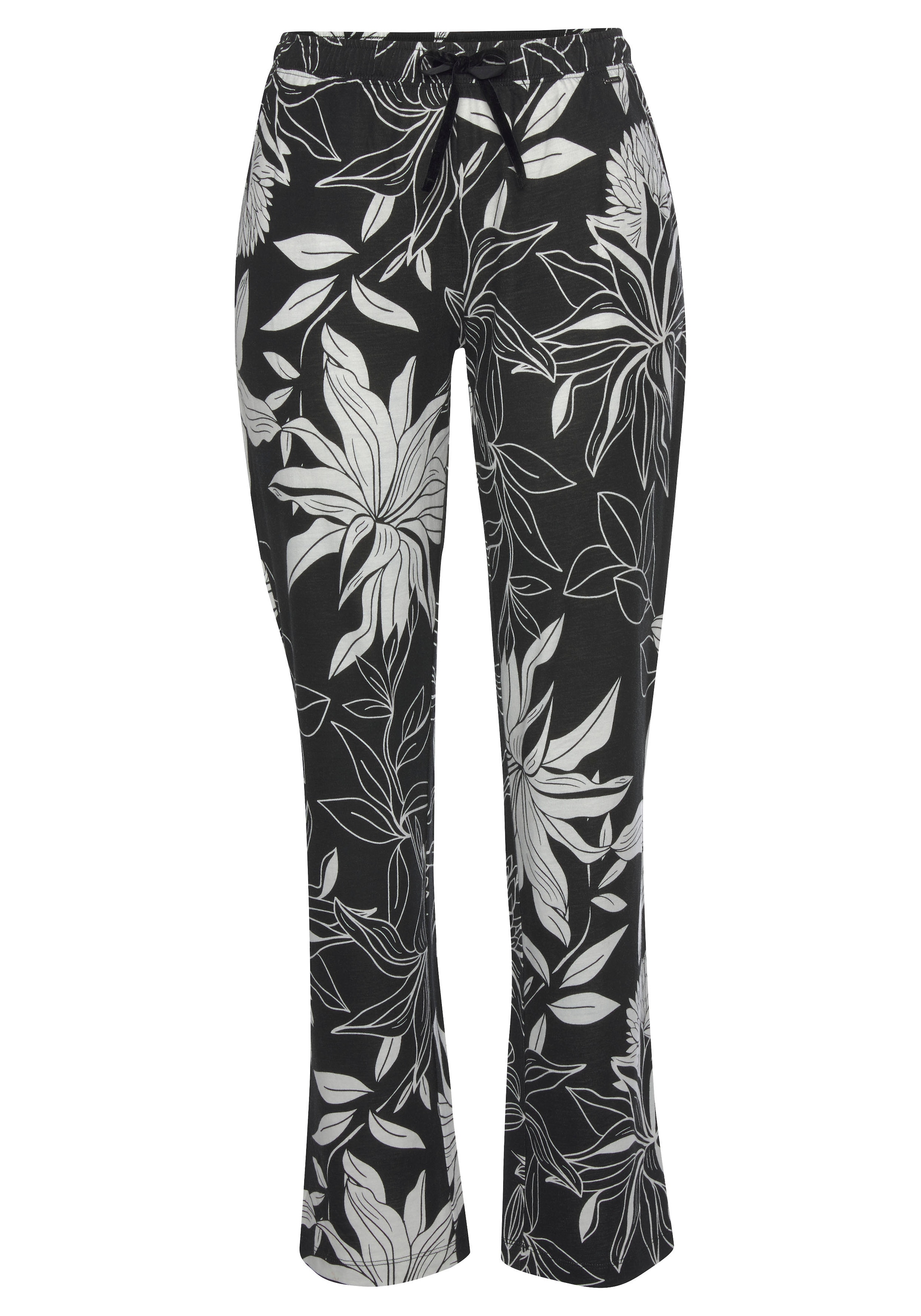 LASCANA Schlafhose, mit floralem Druck
