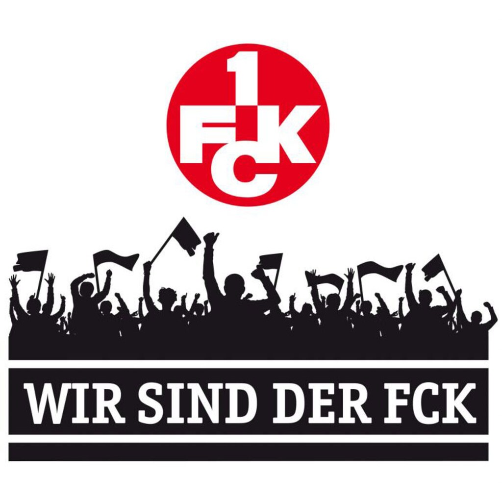 Wall-Art Wandtattoo »Wir sind der FCK mit Logo«, (1 St.)