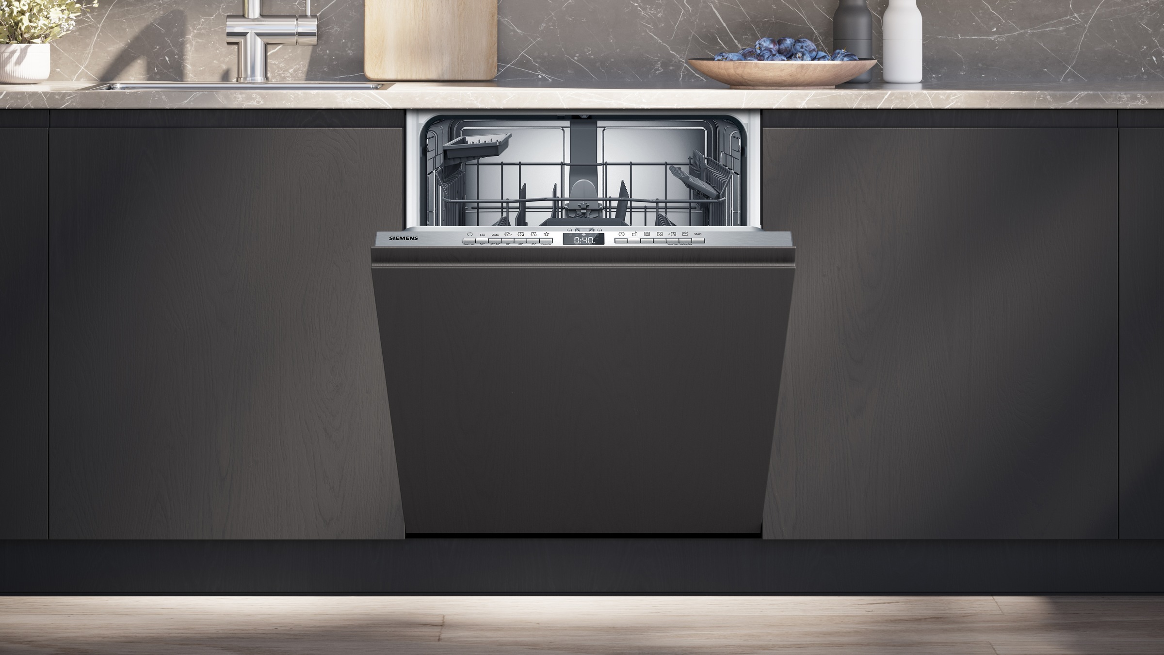 SIEMENS vollintegrierbarer Geschirrspüler XXL, iQ300 »SX63EX22AE«, 13 Maßgedecke, Made in Germany