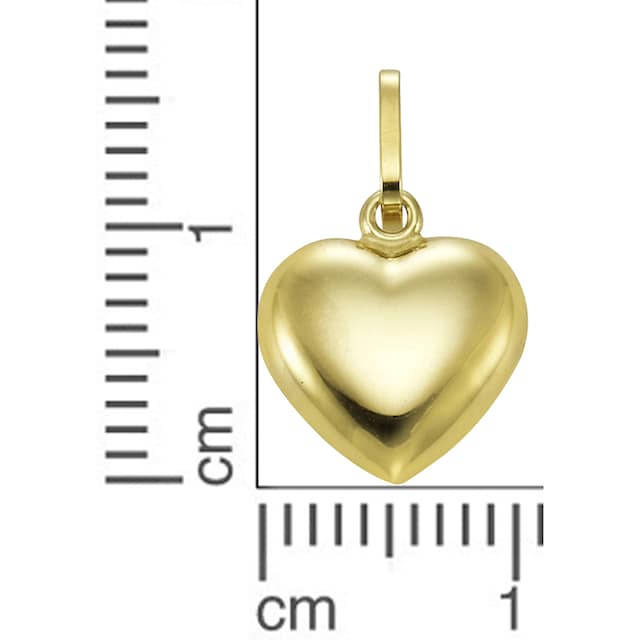 Firetti Kettenanhänger »glänzendes Herz, massiv« bequem kaufen