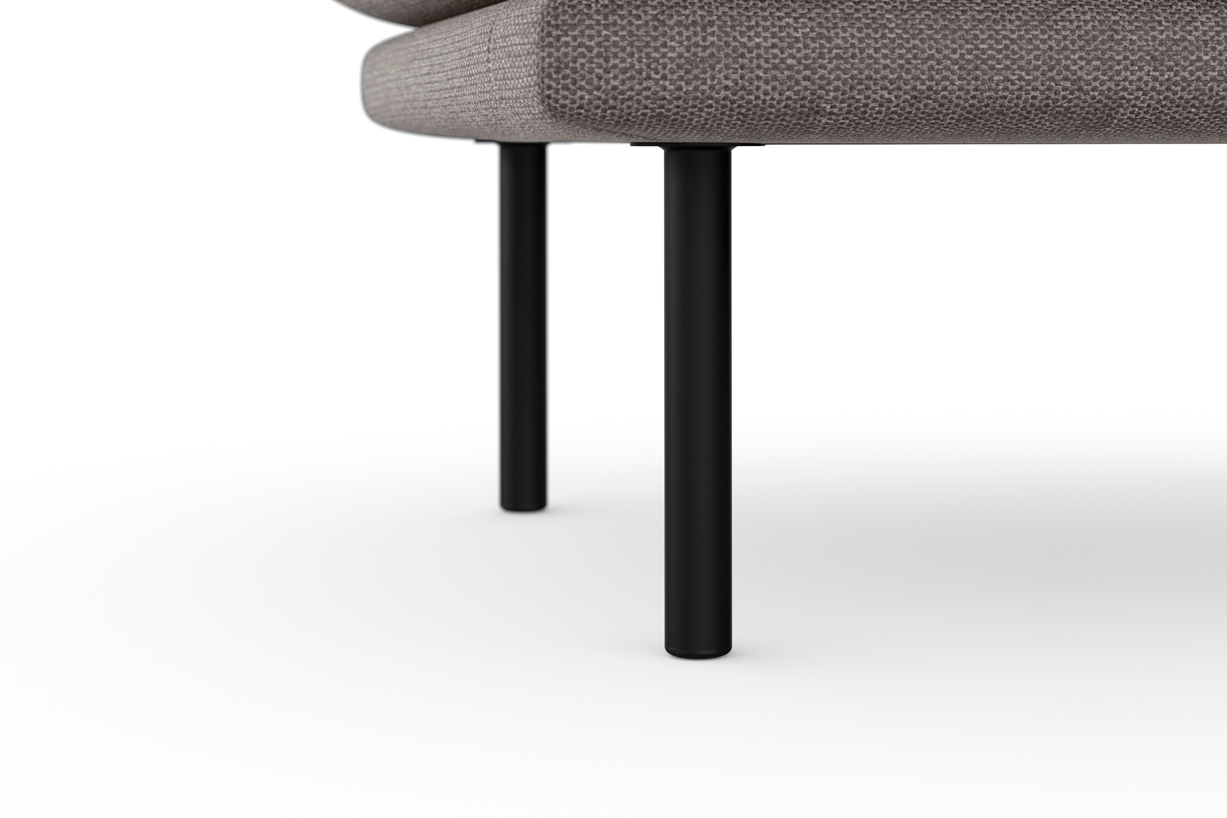 andas Polsterhocker »Stine«, Besonderes Design durch Kissenoptik und Keder, by Morten Georgsen