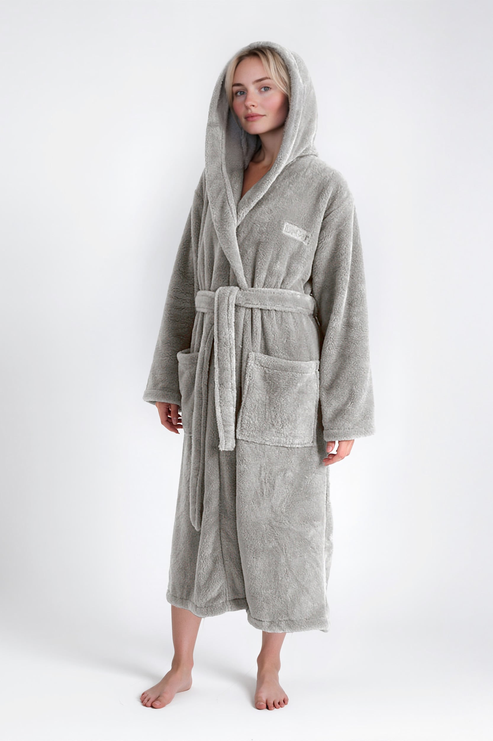 LeGer Home by Lena Gercke Unisex-Bademantel »Lovina, ideal für Sauna & Spa, Hotelbademantel, Morgenmantel«, (1 St.), kuschelig weicher Fleece, plüsch, für Damen und Herren, XS-3XL
