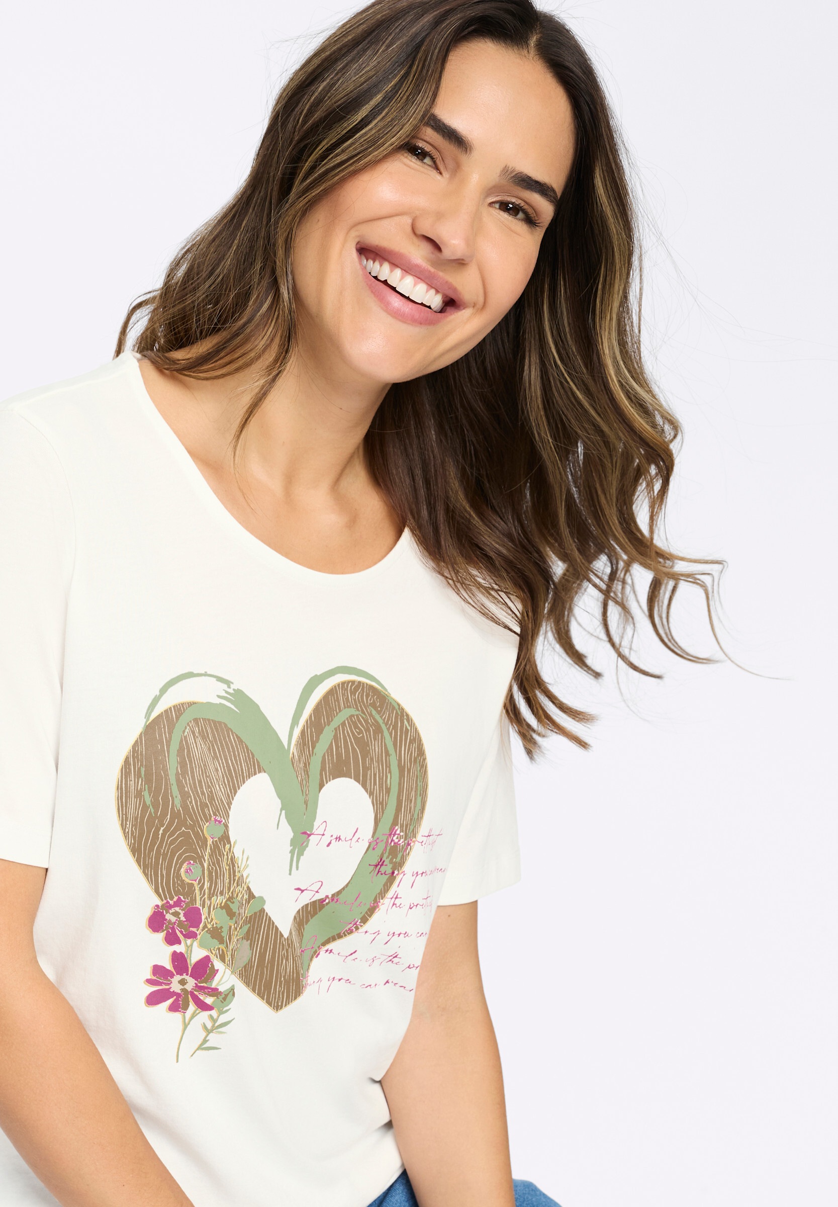 Sieh an! T-Shirt »Trachtenshirt Kurzarmshirt im Trachtenstil«