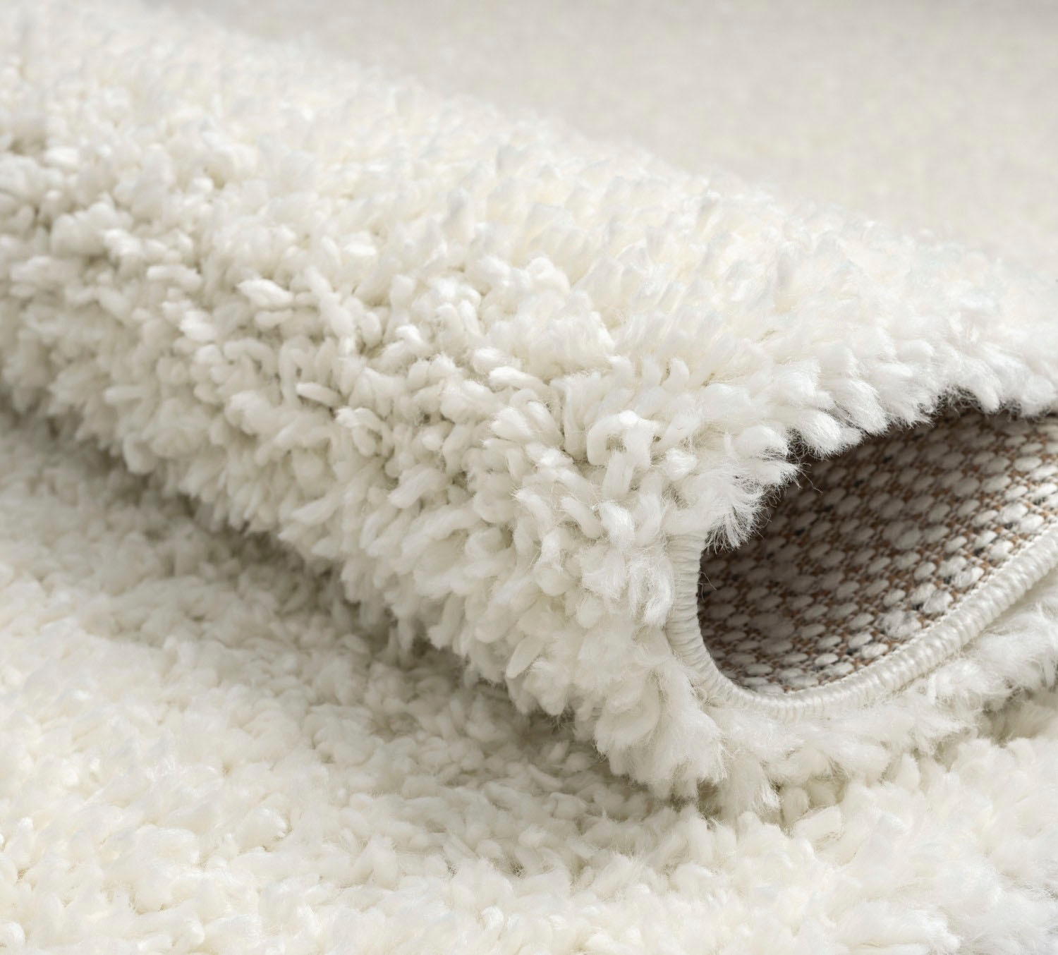 Myflair Möbel & Accessoires Hochflor-Bettumrandung »My Shaggy«, (3 tlg.), Shaggy, Uni-Farben, leicht glänzend, extra flauschig, Läufer-Set