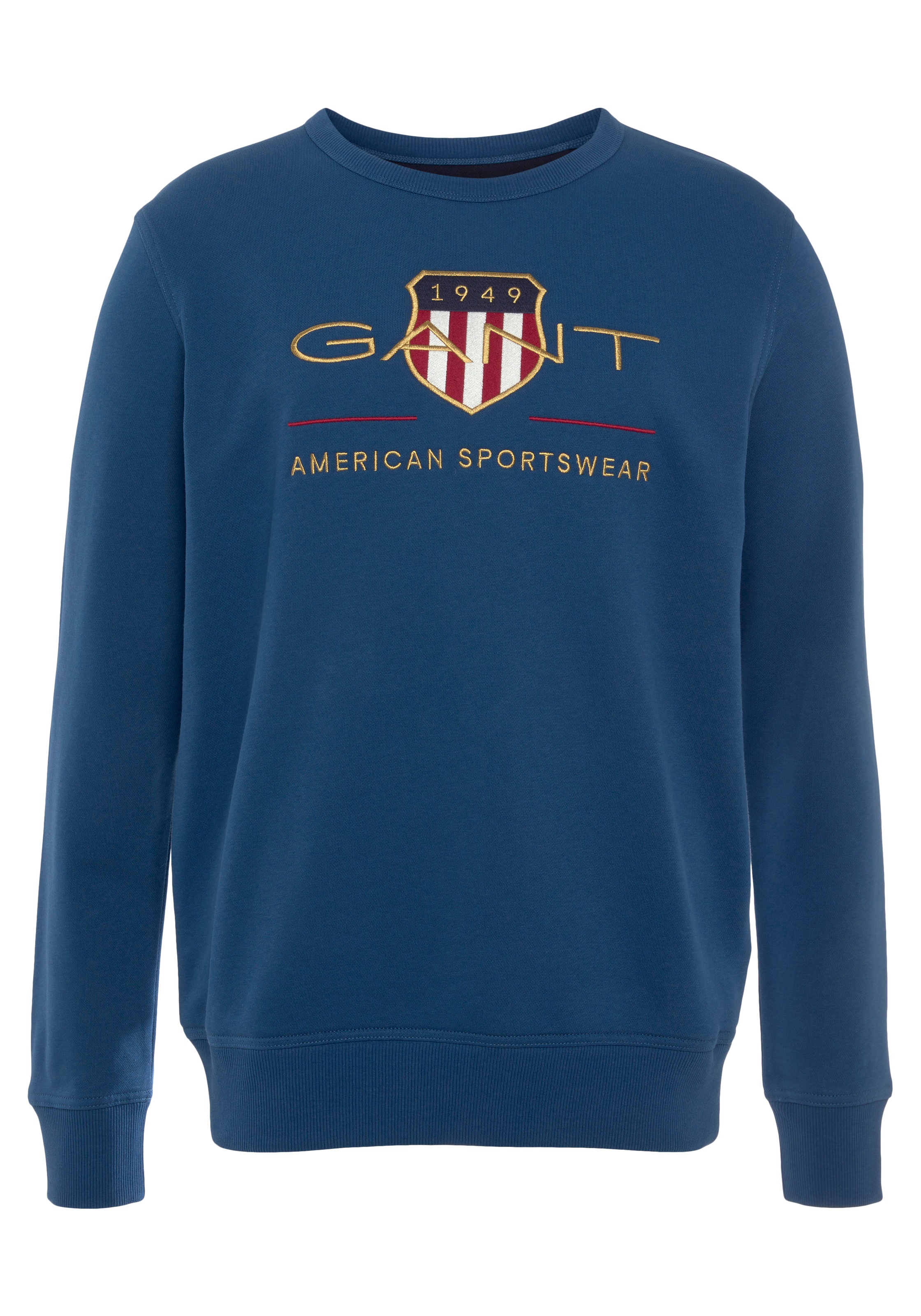 Gant Sweatshirt »ARCHIVE SHIELD C-NECK«, mit geripptem Rundhalsausschnitt kaufen