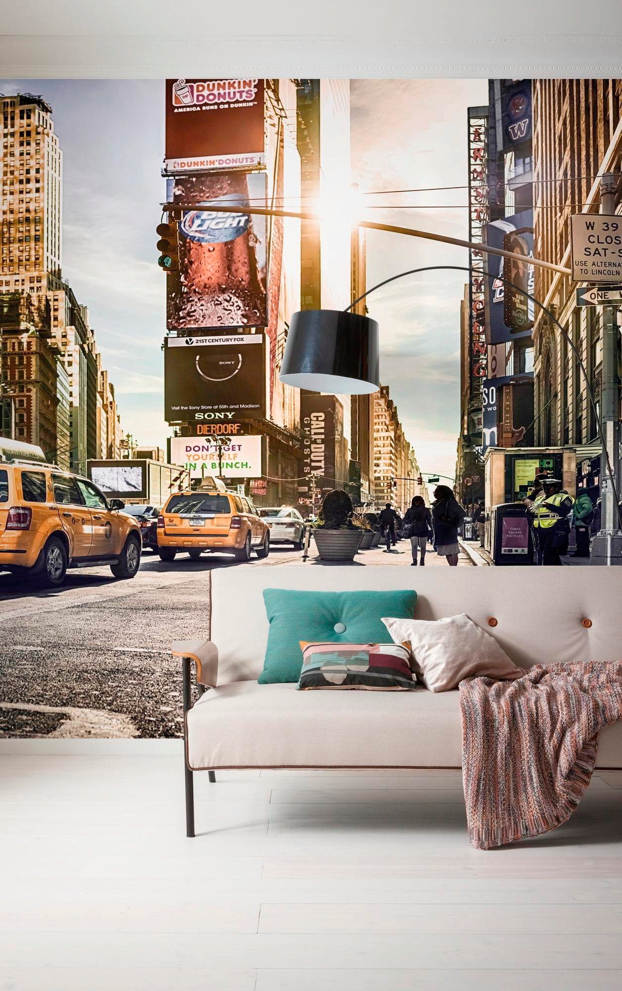 Komar Vliestapete »Times Square«, 300x250 XXL 3 cm mit kaufen Vliestapete, x Garantie Jahren online (Breite cm Höhe), | 100 Bahnbreite