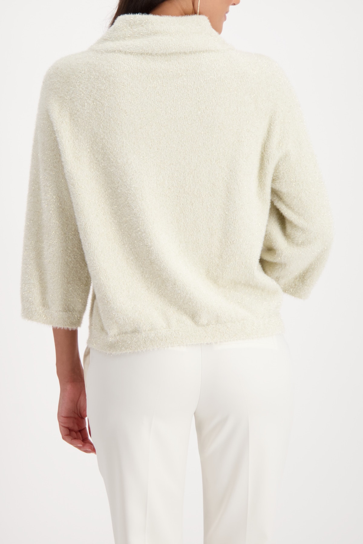 Monari Stehkragenpullover »Pullover Lurex«