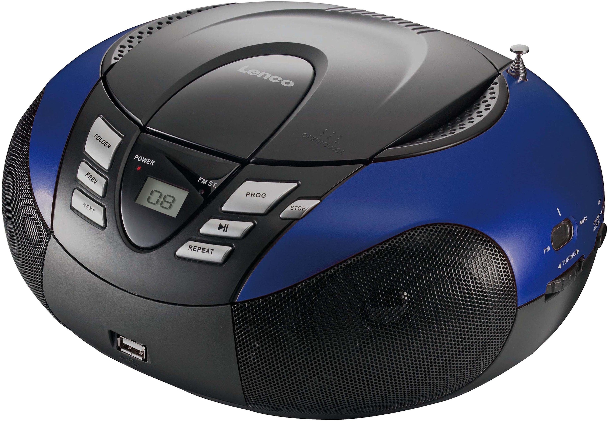 Lenco CD-Radiorecorder »SCD-37 Portables Radio mit CD Player/USB« ➥ 3 Jahre  XXL Garantie | UNIVERSAL