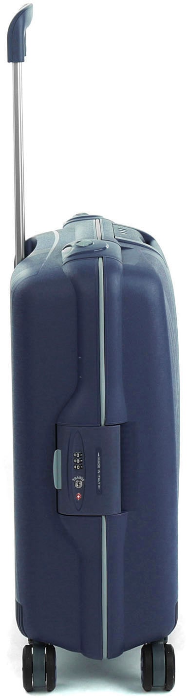 RONCATO Hartschalen-Trolley »Light Carry-on, 55 cm, navy blau«, 4 Rollen, Koffer Reisegepäck Hartschale klein Handgepäck