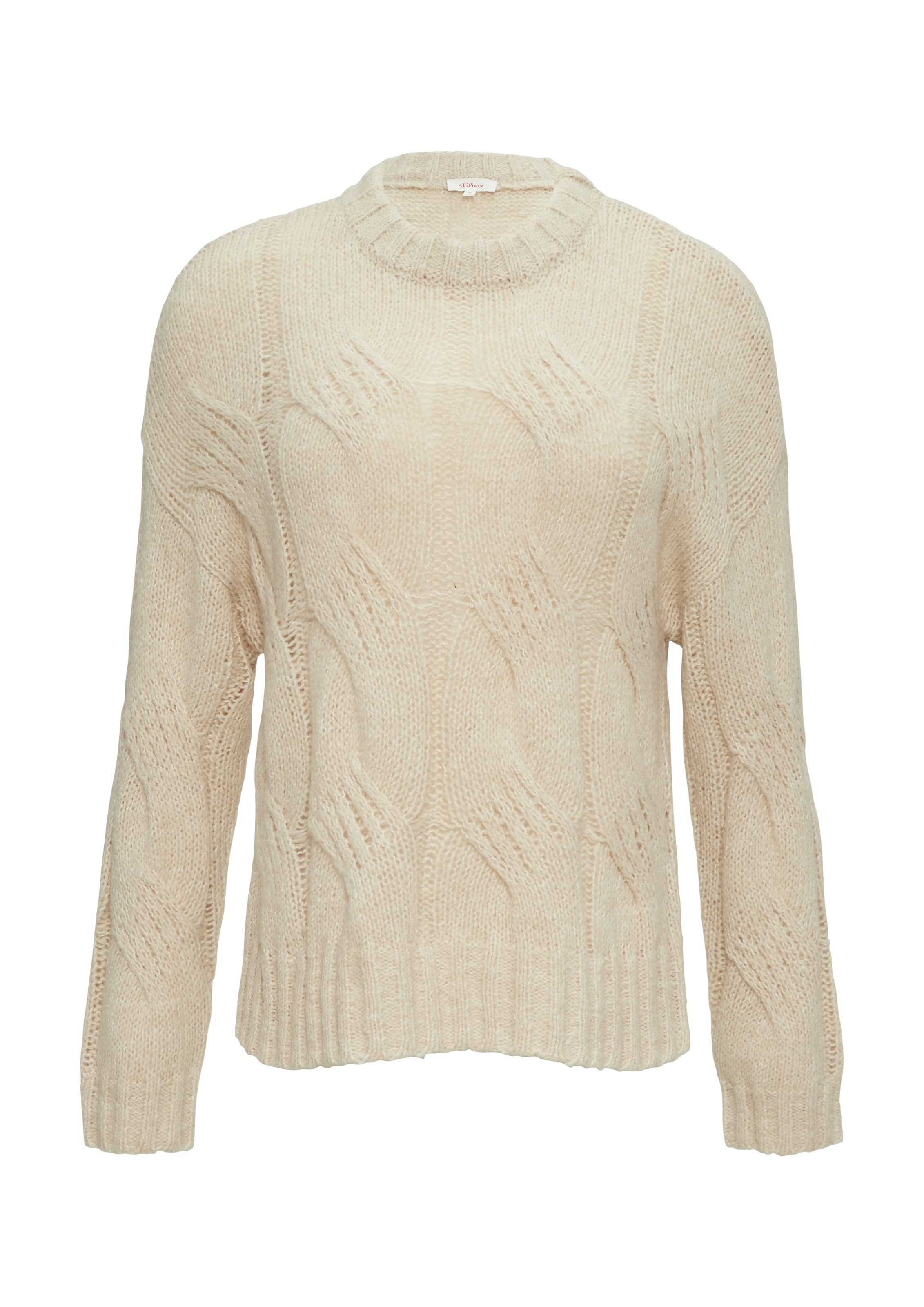 s.Oliver Strickpullover, mit Strukturmuster