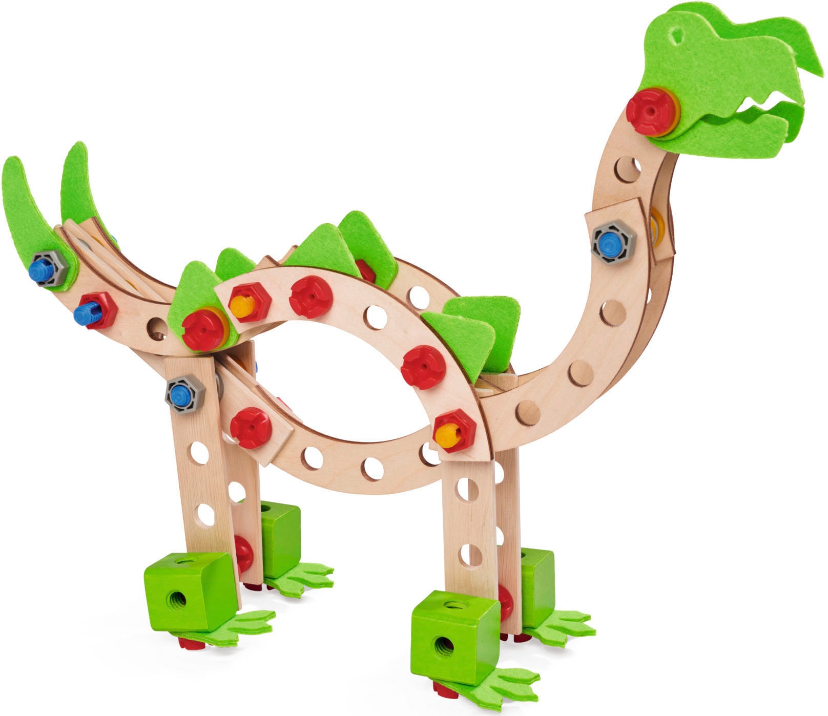 Eichhorn Konstruktionsspielsteine »Constructor, Dinosaurier«, (100 St.), Made in Germany, FSC®- schützt Wald - weltweit