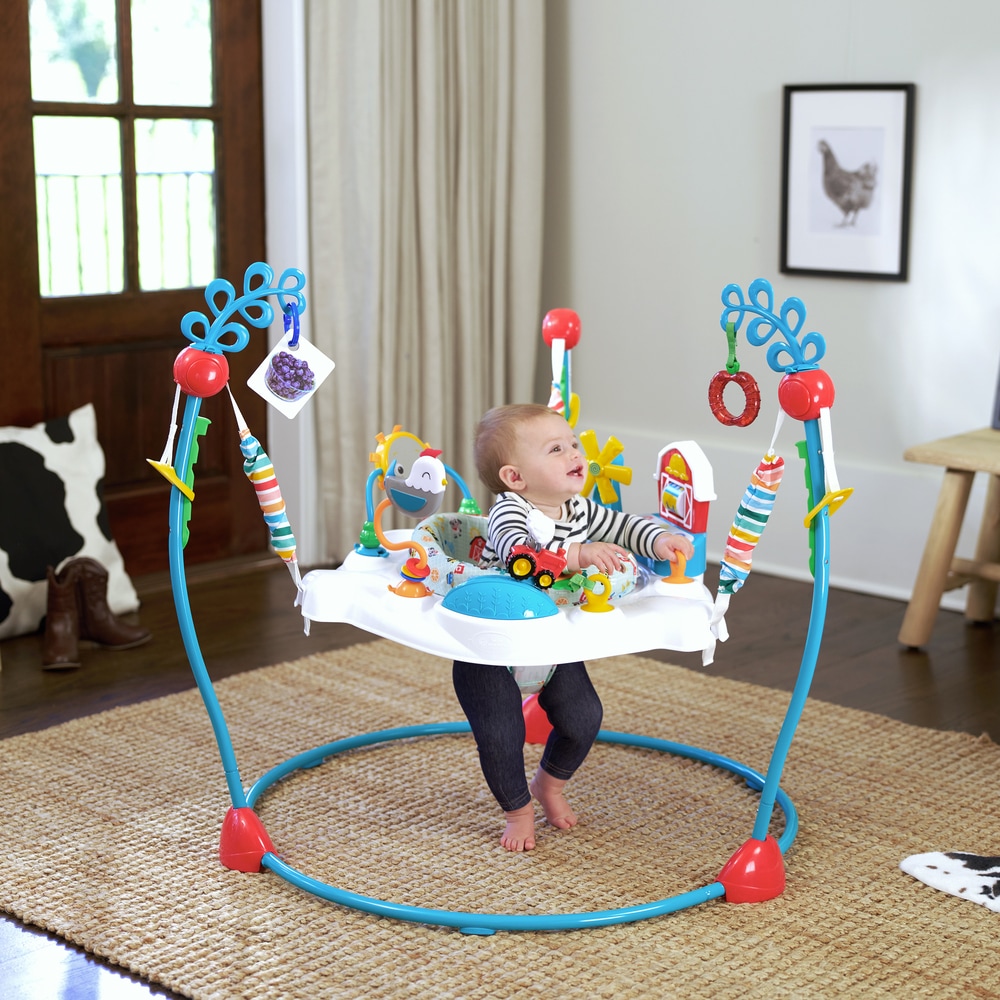 Baby Einstein Spielcenter »Farm Explorers Jump & Learn Barnyard« mit über 60 Melodien und Geräuschen