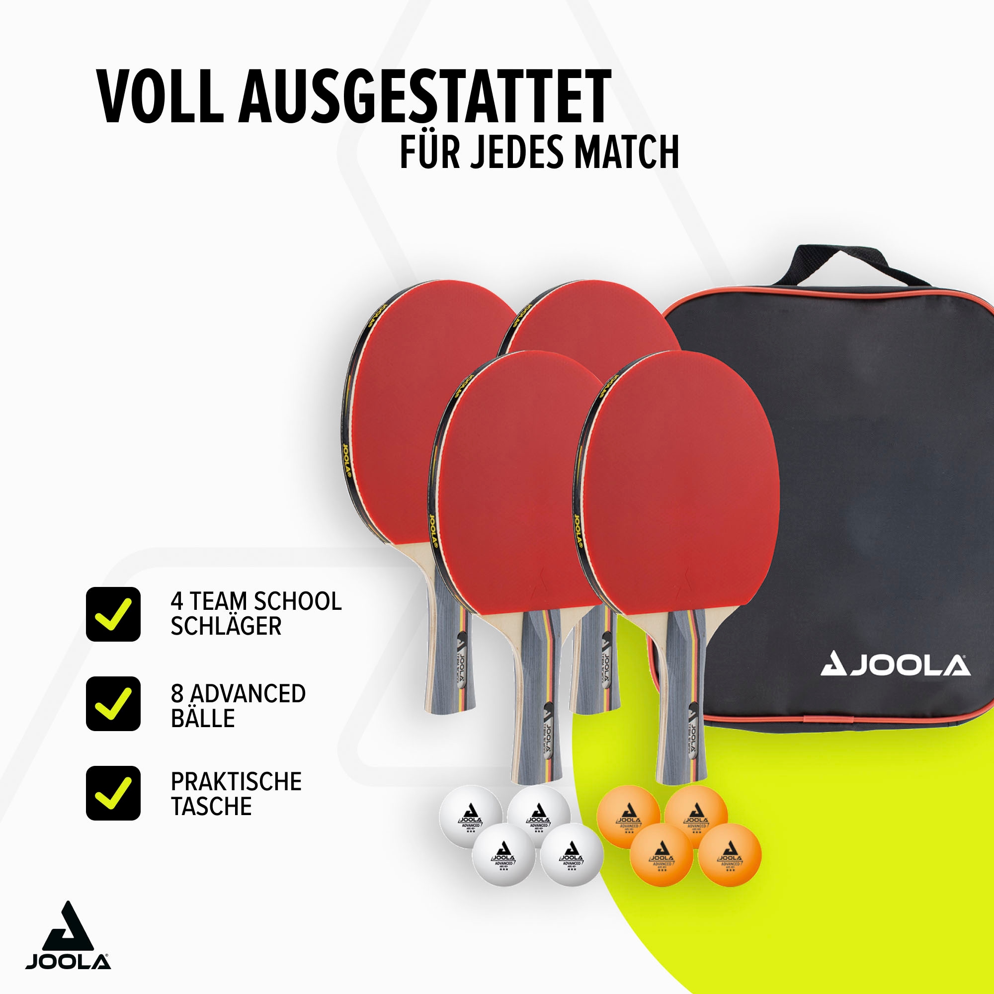 Joola Tischtennisschläger »Team School«, (Set)