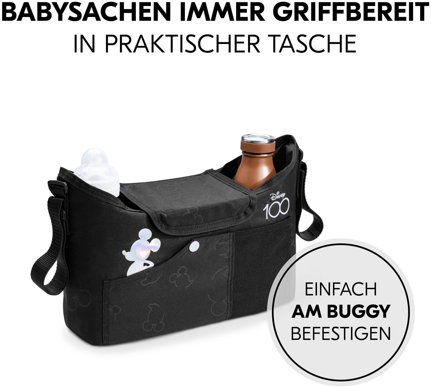 Hauck Kinder-Buggy »Travel N Care Disney 100«, 22 kg, inklusive Kinderwagenorganizer