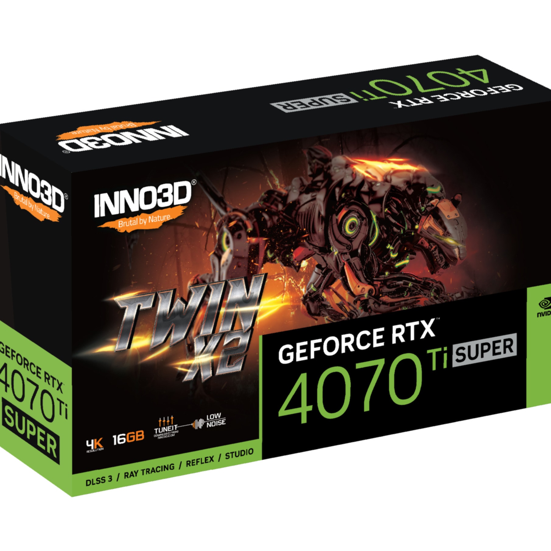 Inno3D Grafikkarte »GEFORCE RTX 4070 Ti SUPER TWIN X2«