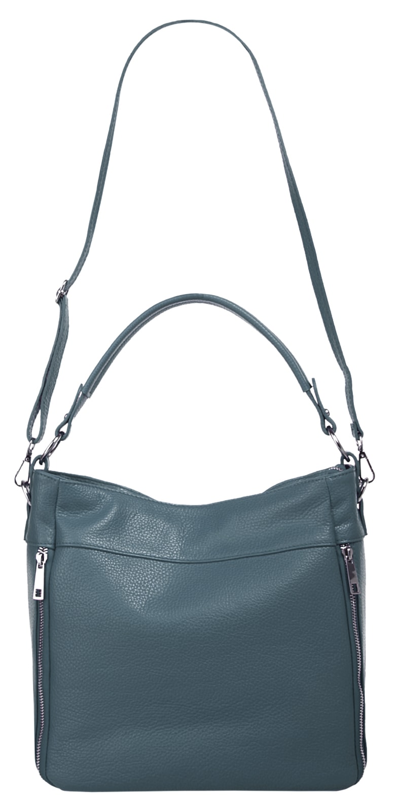 Cluty Henkeltasche, echt Leder, Made in Italy