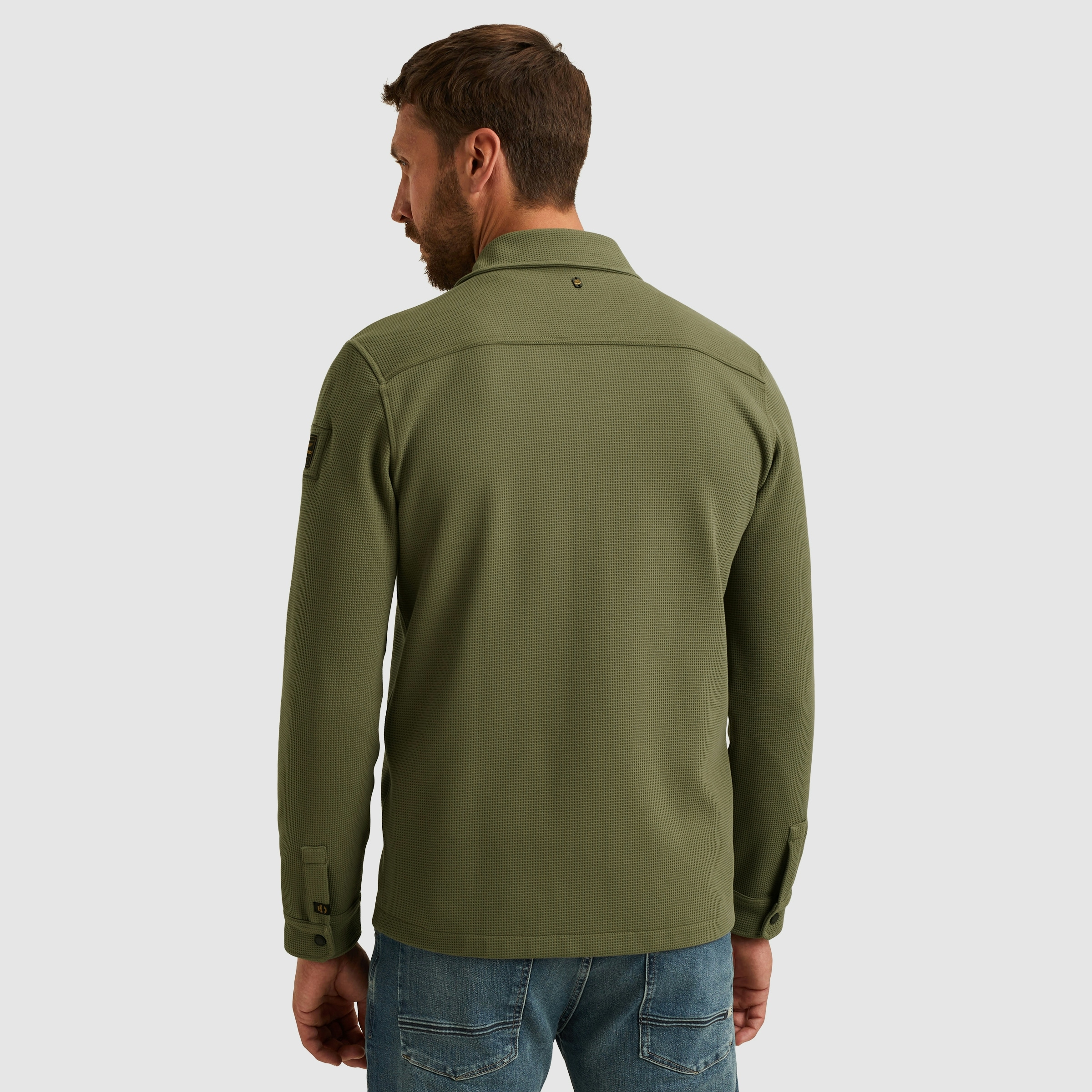 PME LEGEND Langarmhemd mit Druckknöpfen und Brusttaschen