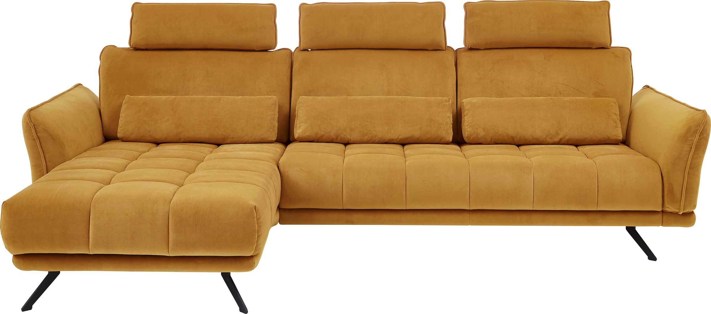 Die PlanBar Ecksofa »MP-IN20041 L-Form«, optional Sitztiefenverstellung und Kopfstützen