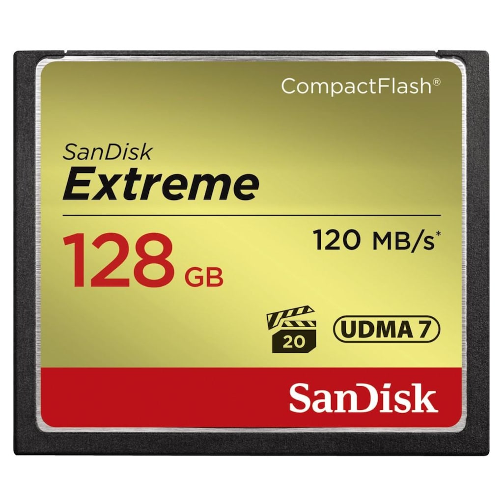 Sandisk Speicherkarte »CF Extreme«, (120 MB/s Lesegeschwindigkeit)