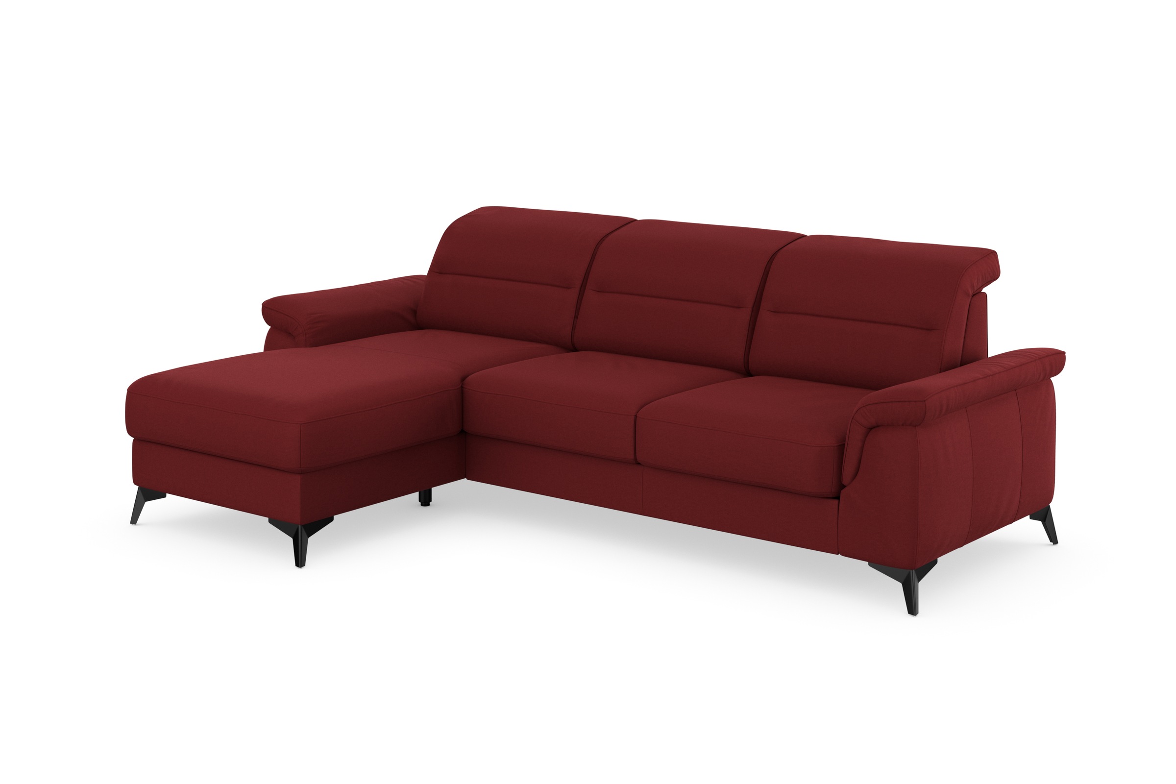 sit&more Ecksofa »Sinatra L-Form«, mit Recamiere, optional mit Kopfteilverstellung und Armteilfunktion