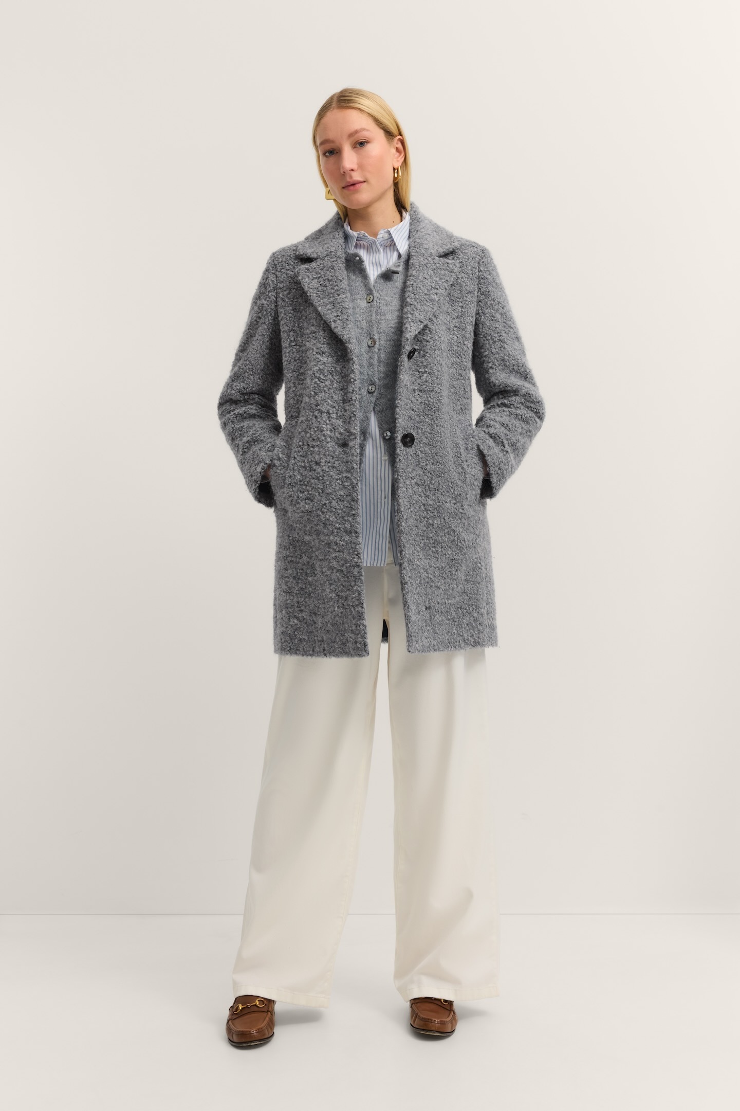 bugatti Kurzmantel »Comfort Fit«, mit Flexcity Stretch in Boucléqualität