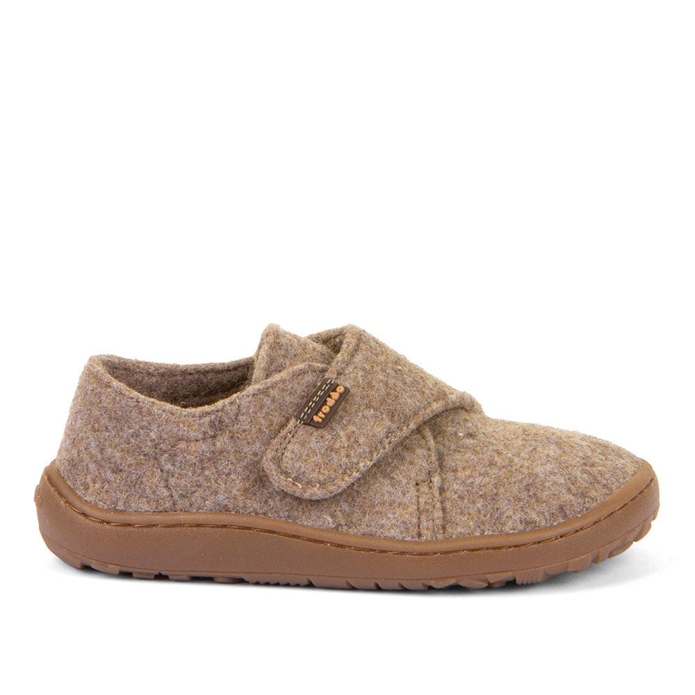 froddo® Hausschuh »BAREFOOT WOOLY«  Klettschuh, Kindergartenschuh mit Wollfutter