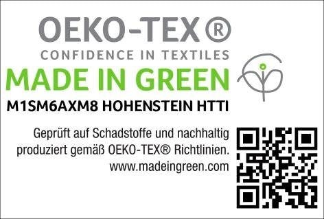 andas Spannbettlaken »Greta, Bettlaken, Edel Jersey, Premium Qualität in 150 g/m², hohe Fadendichte, mit Gummizug, 100% hautfreundliche Baumwolle, nachhaltig, unterstützt die Initiative Cotton made in Africa, bügelfrei, trocknergeeignet, (1 St.)