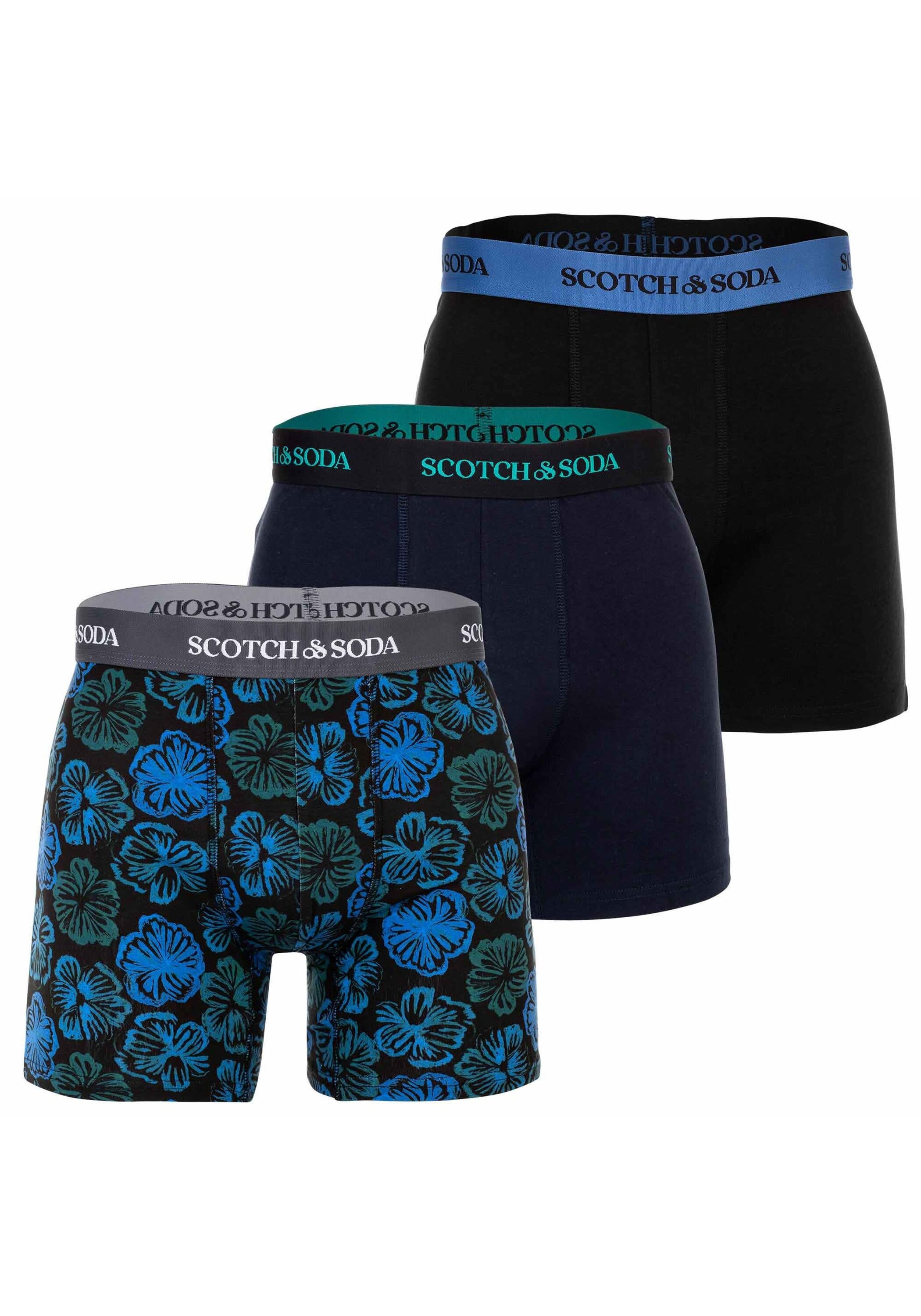 Scotch & Soda Boxershorts »Boxershort Cotton Stretch Boxer 3er Pack«